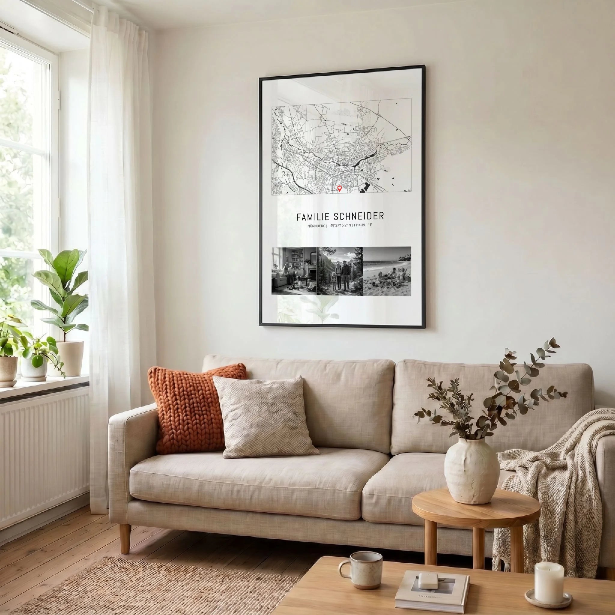 23 Poster schwarz Wohnzimmer