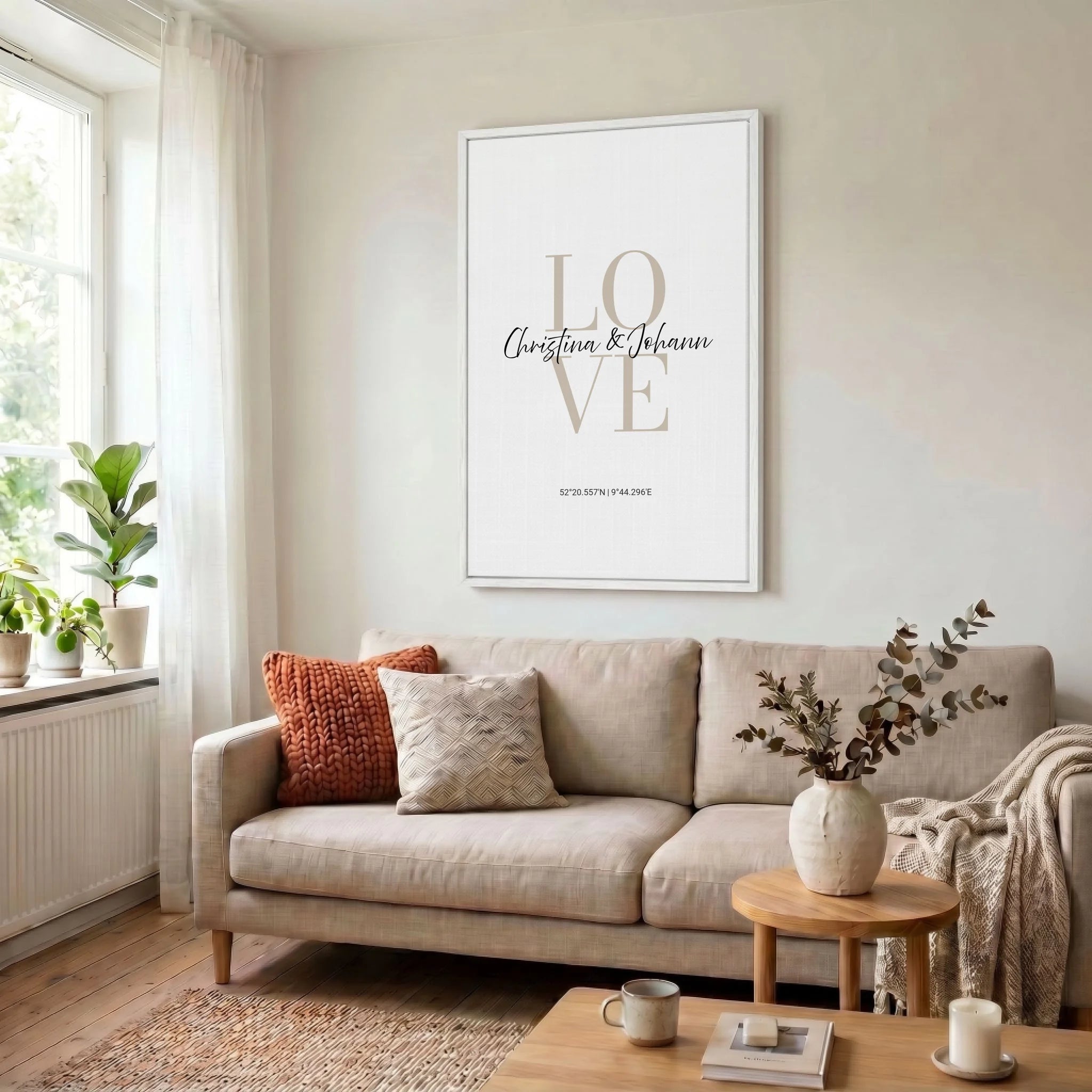 Leinwand Wohnzimmer 23 weiss