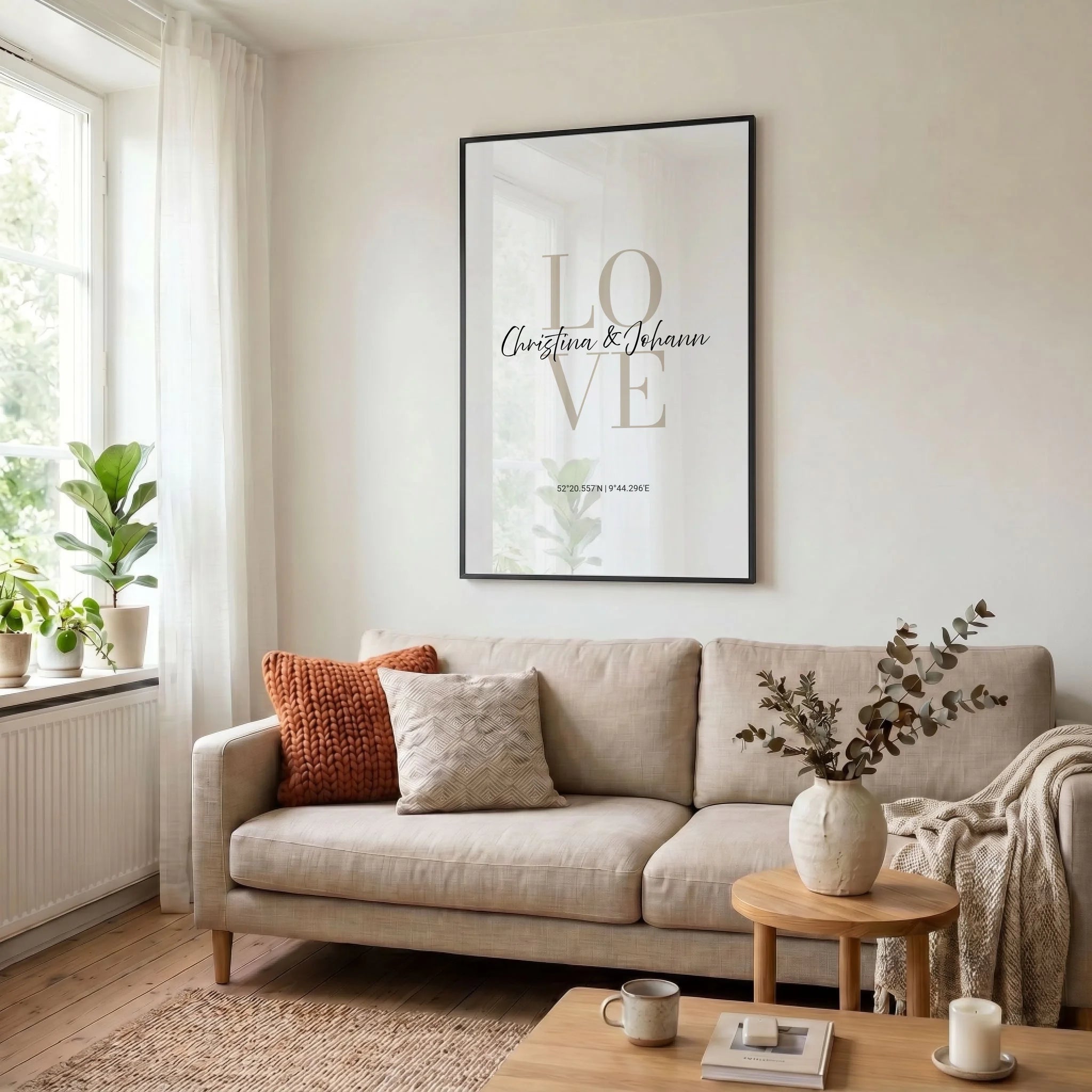 23 Poster schwarz Wohnzimmer