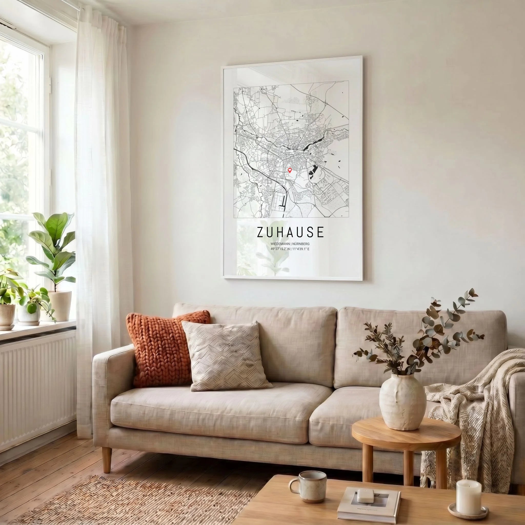 23 Poster weiss Wohnzimmer