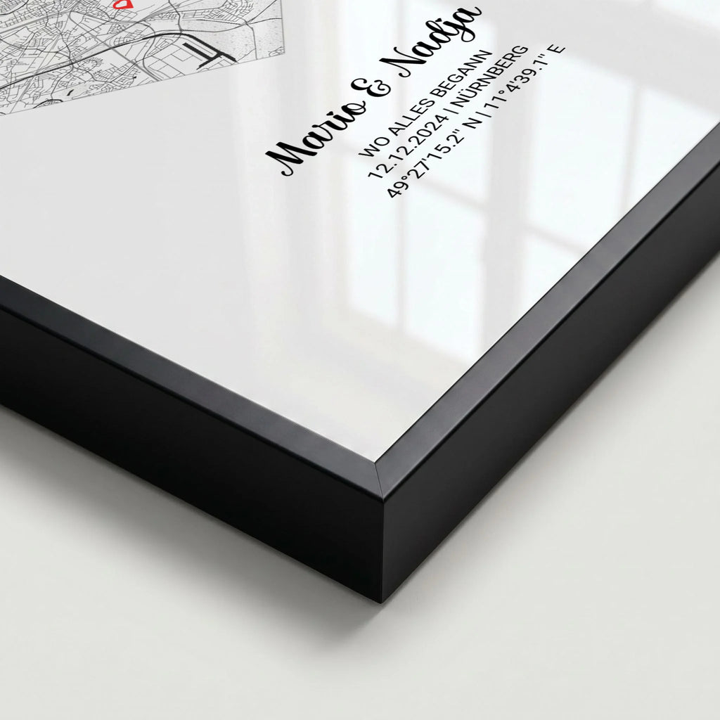 Poser schwarz Close Up