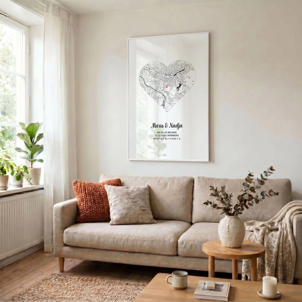 23 Poster weiss Wohnzimmer