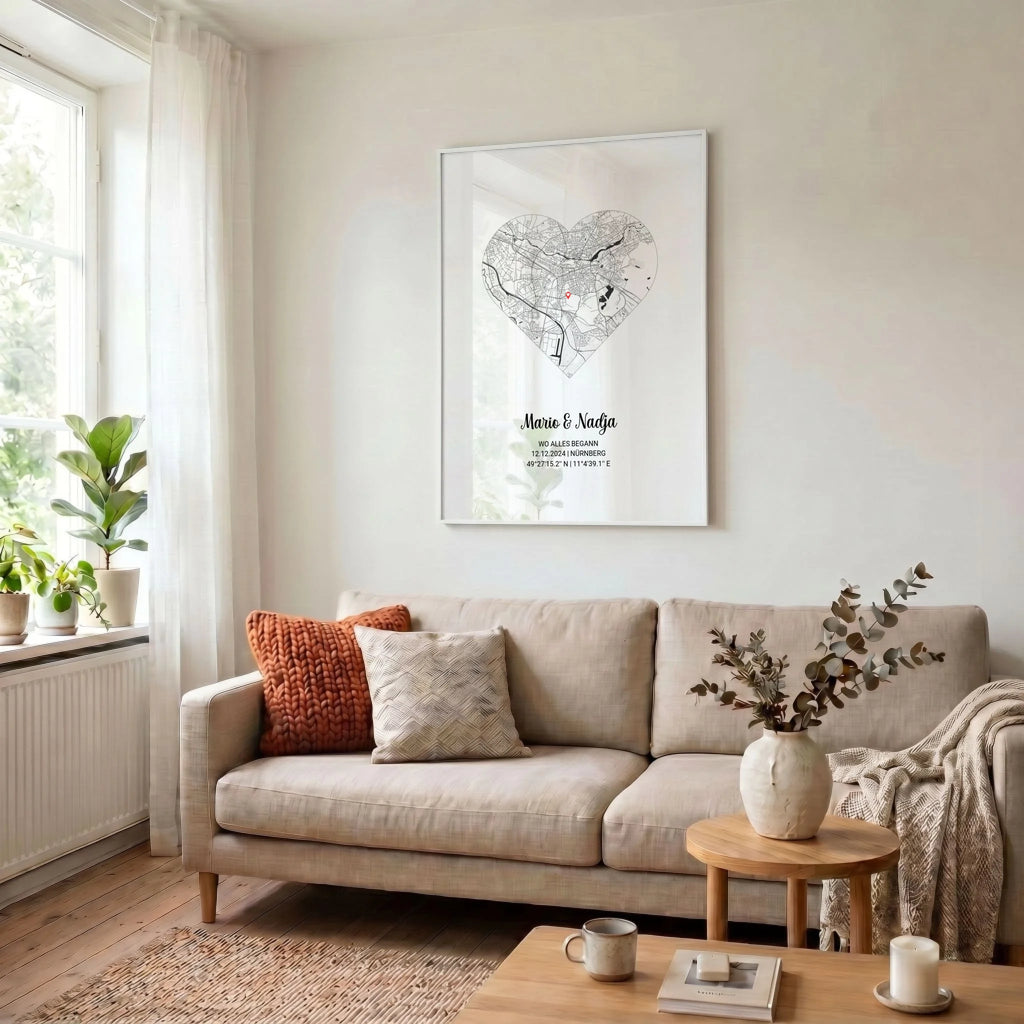 34 Poster weiss Wohnzimmer