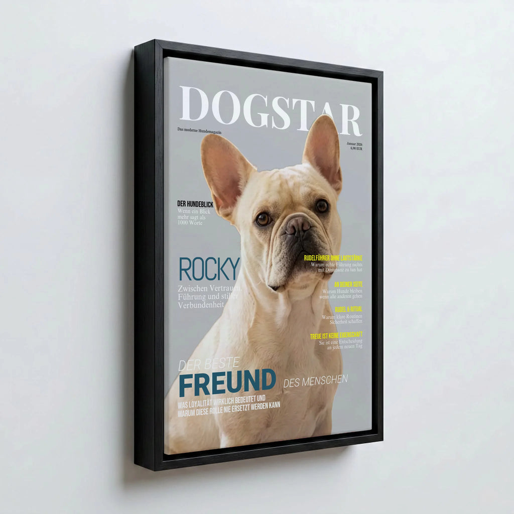 Perspektive Wand 23 black frame canvas