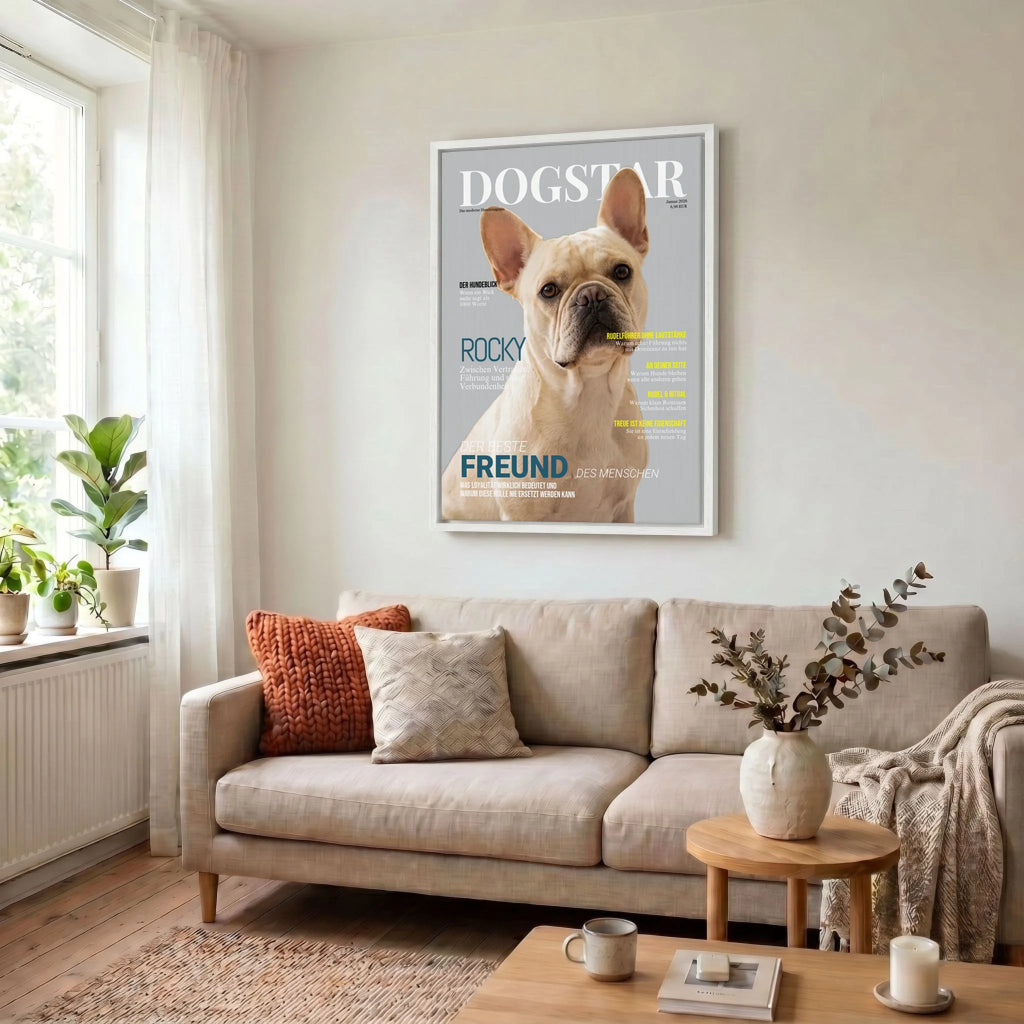 Leinwand Wohnzimmer 34 weiss