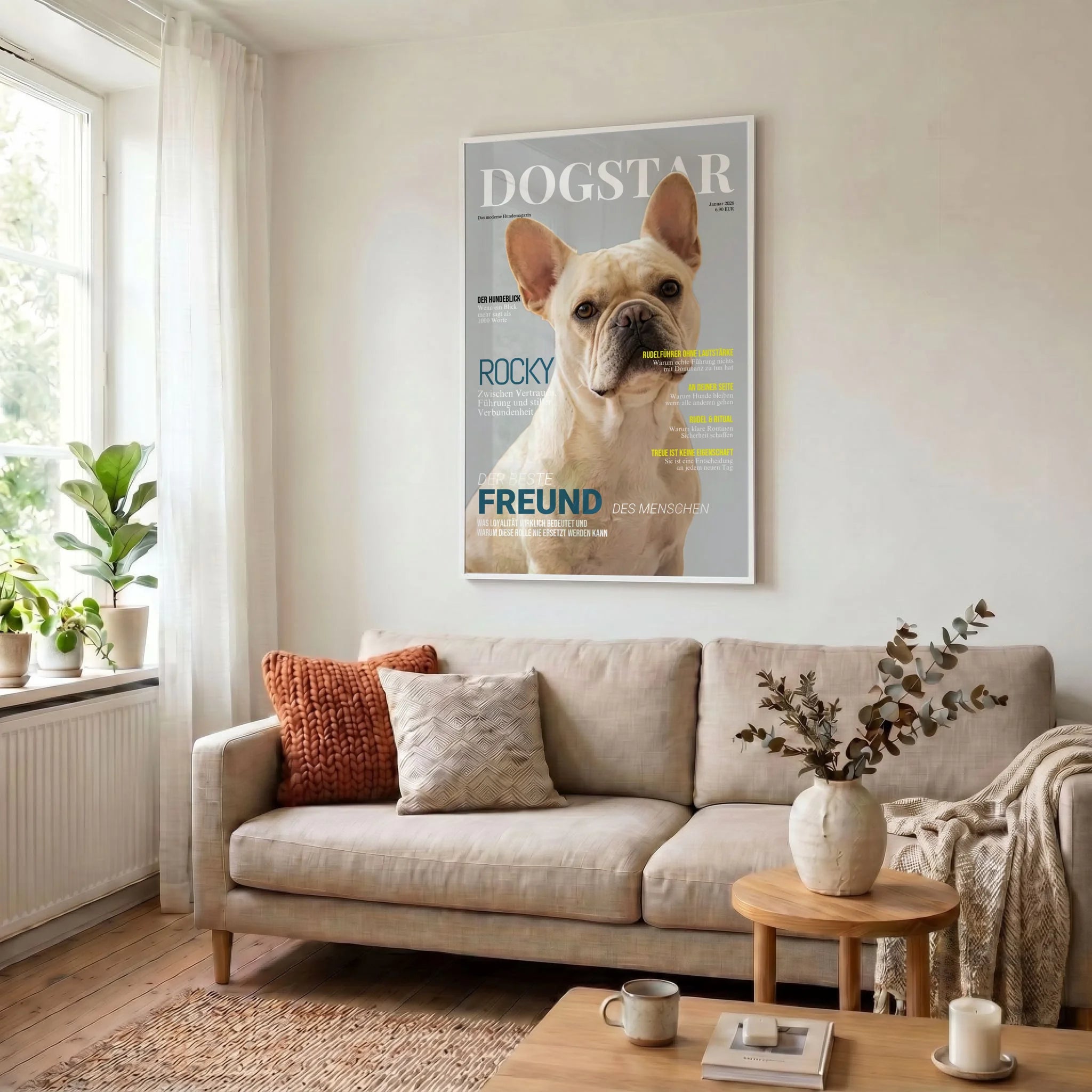 23 Poster weiss Wohnzimmer