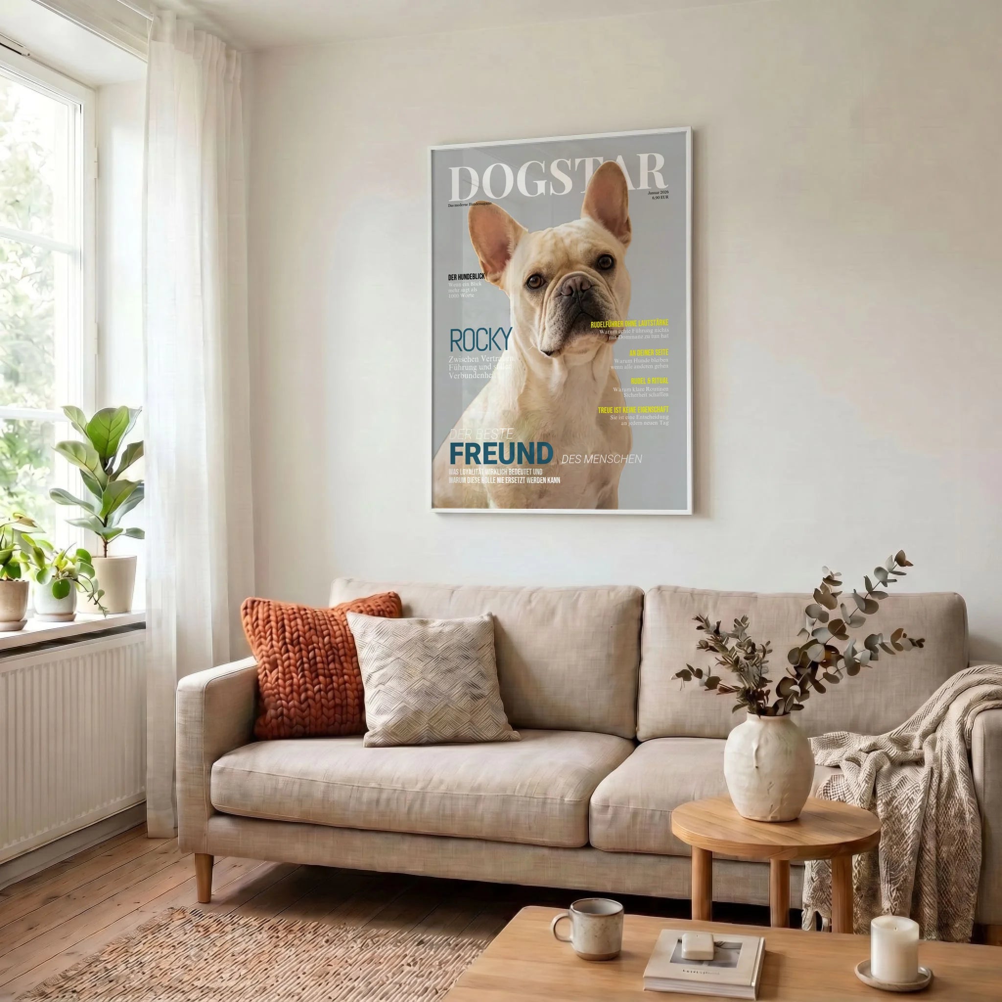 34 Poster weiss Wohnzimmer