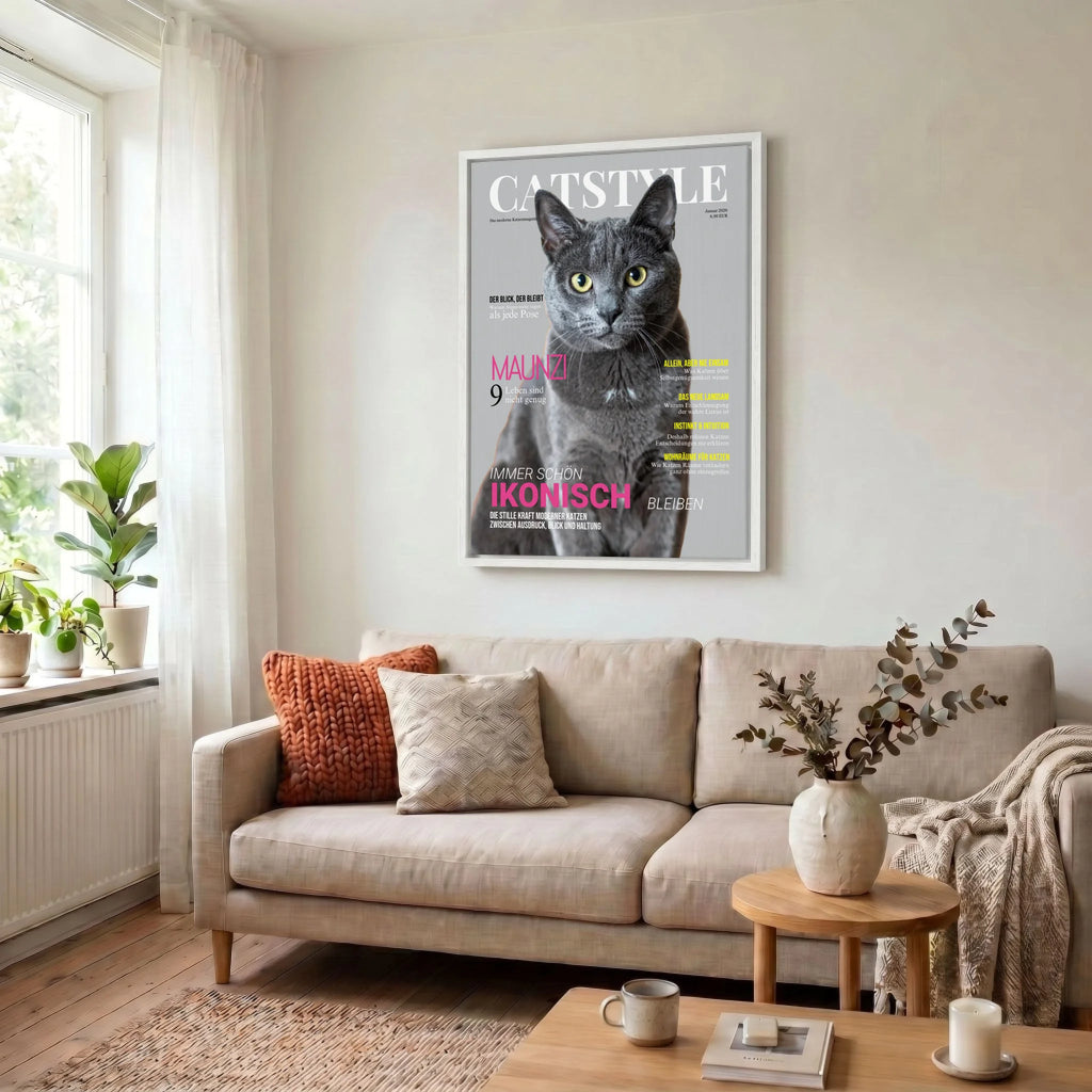 Leinwand Wohnzimmer 34 weiss