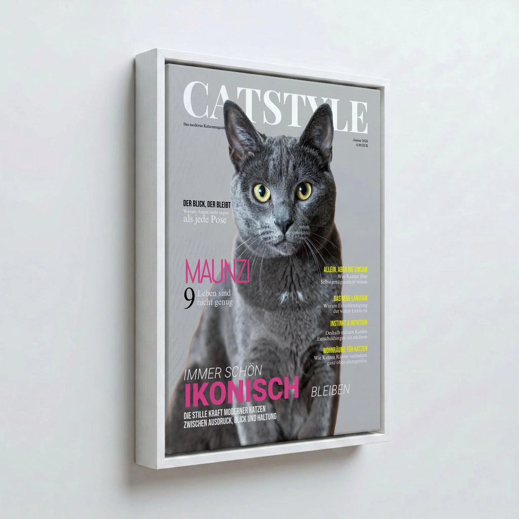Perspektive Wand 34weiss canvas