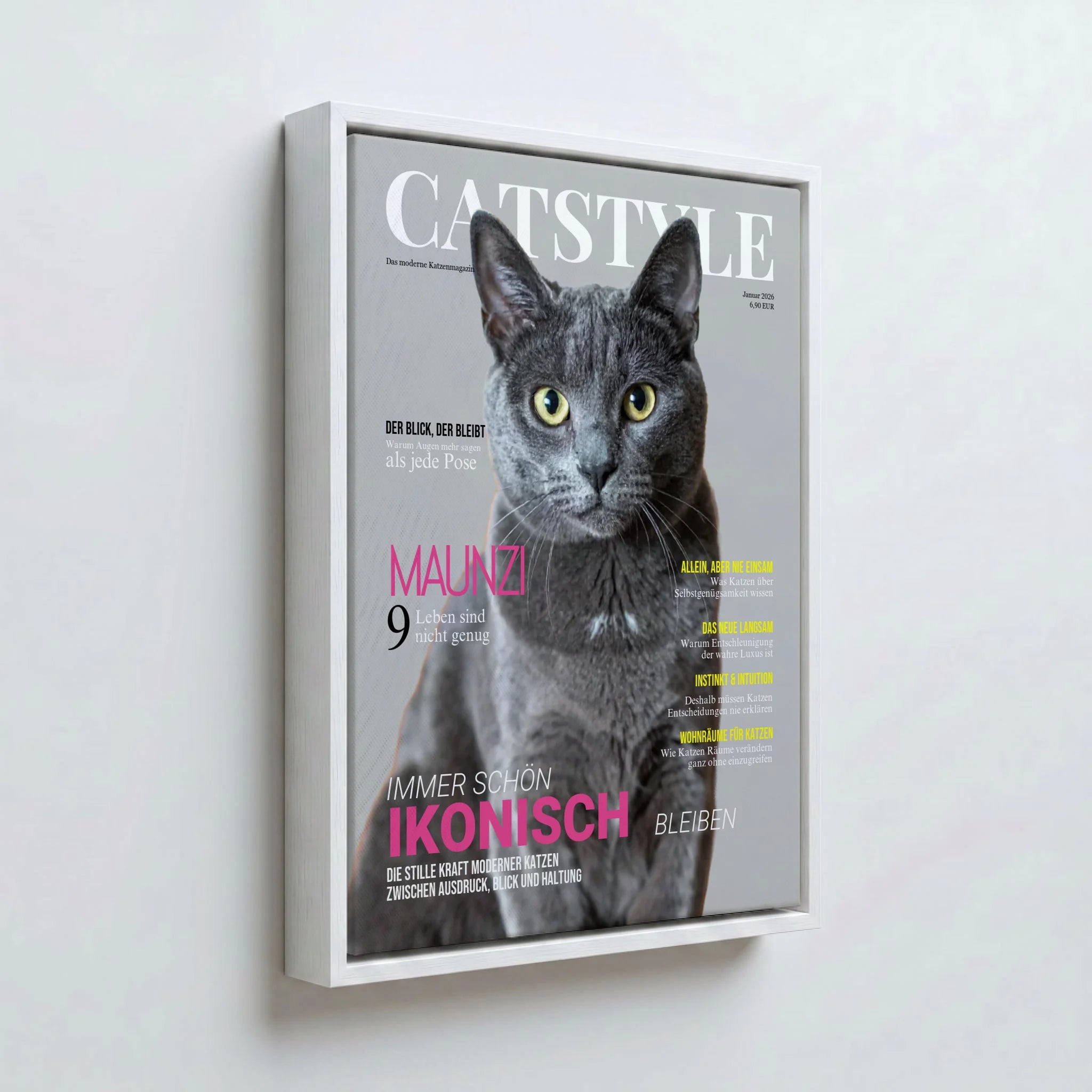 Perspektive Wand 34weiss canvas