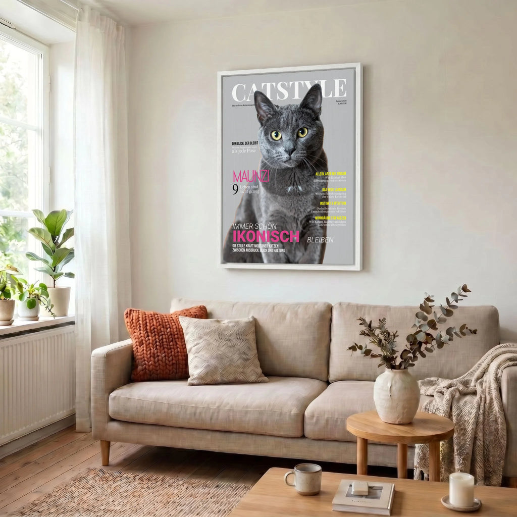 Leinwand Wohnzimmer 34 weiss