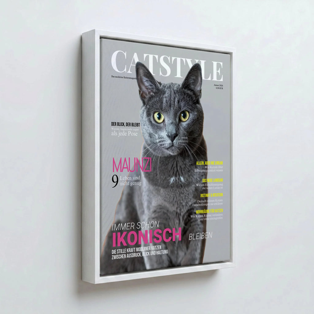 Perspektive Wand 34weiss canvas