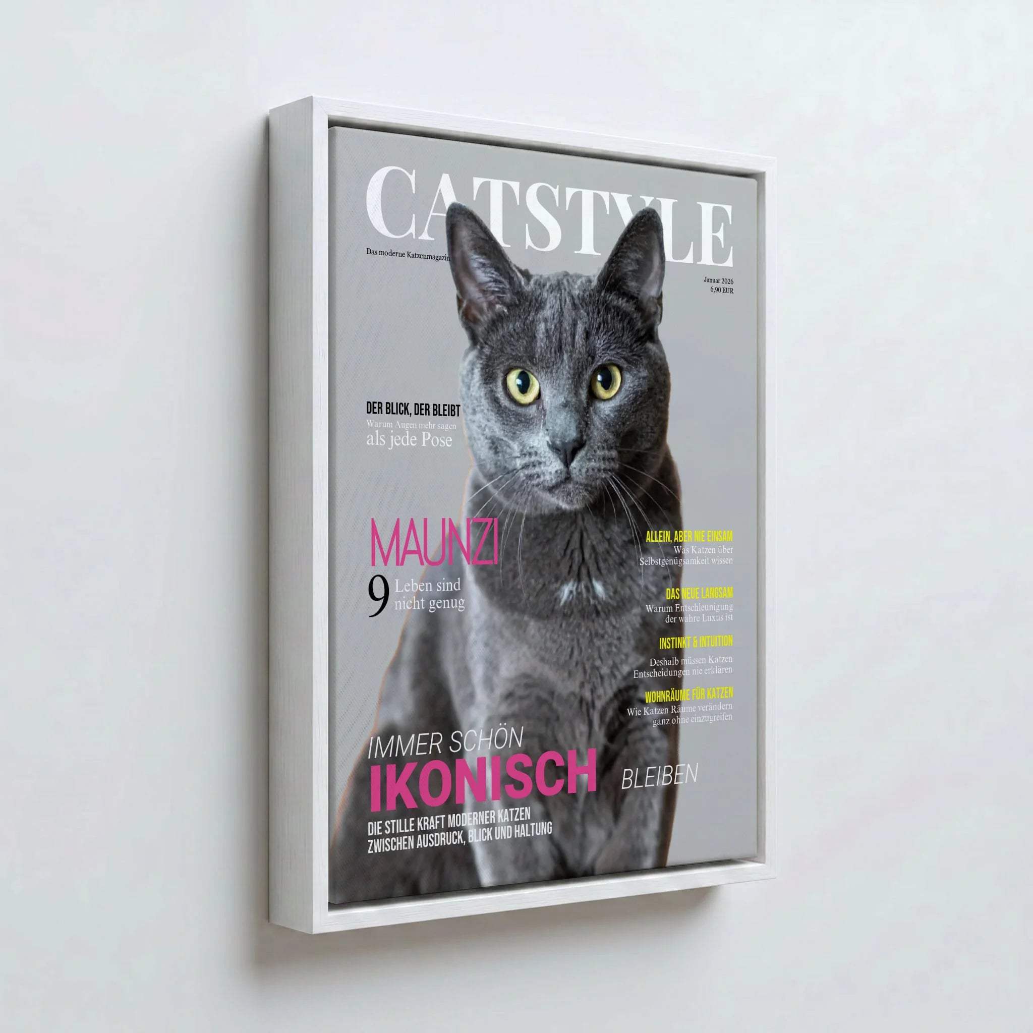 Perspektive Wand 34weiss canvas