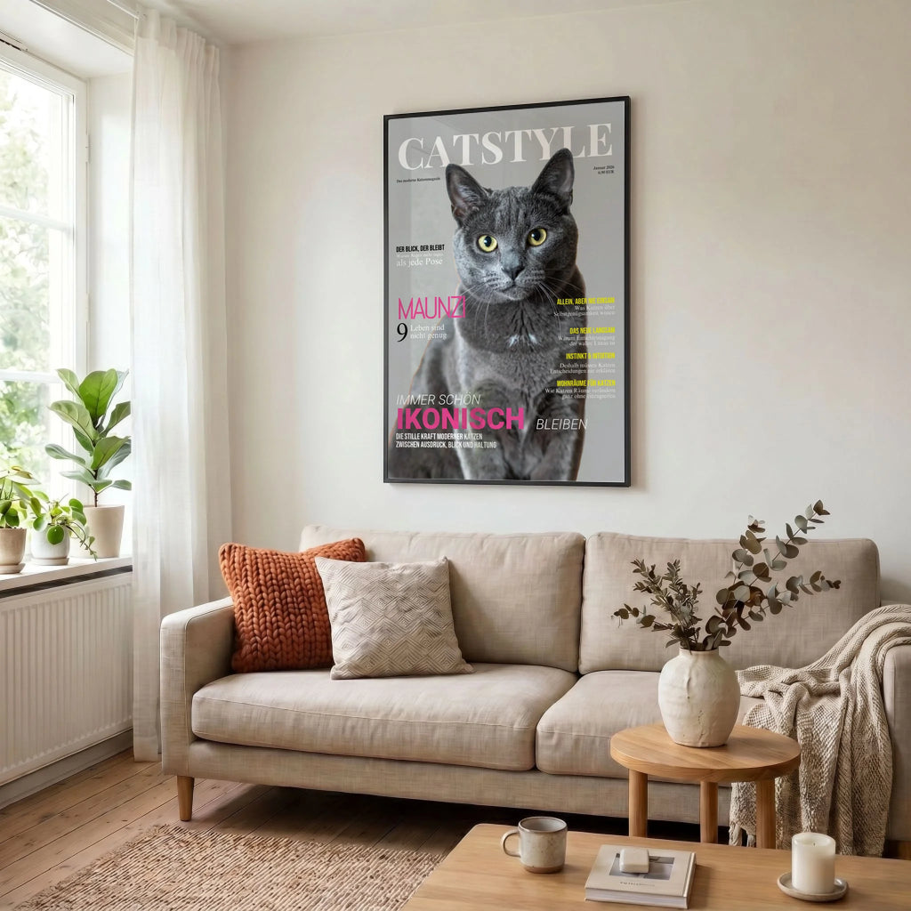 23 Poster schwarz Wohnzimmer