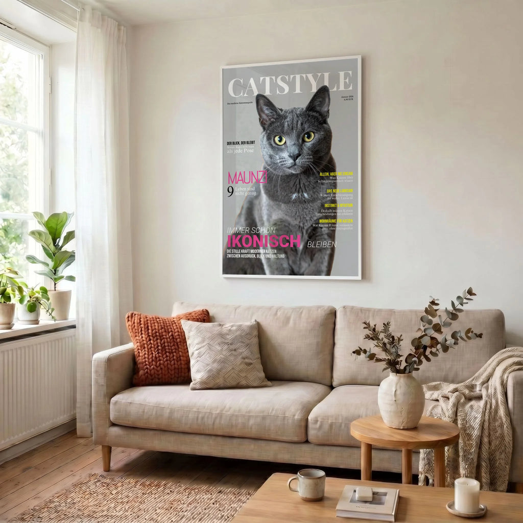 23 Poster weiss Wohnzimmer