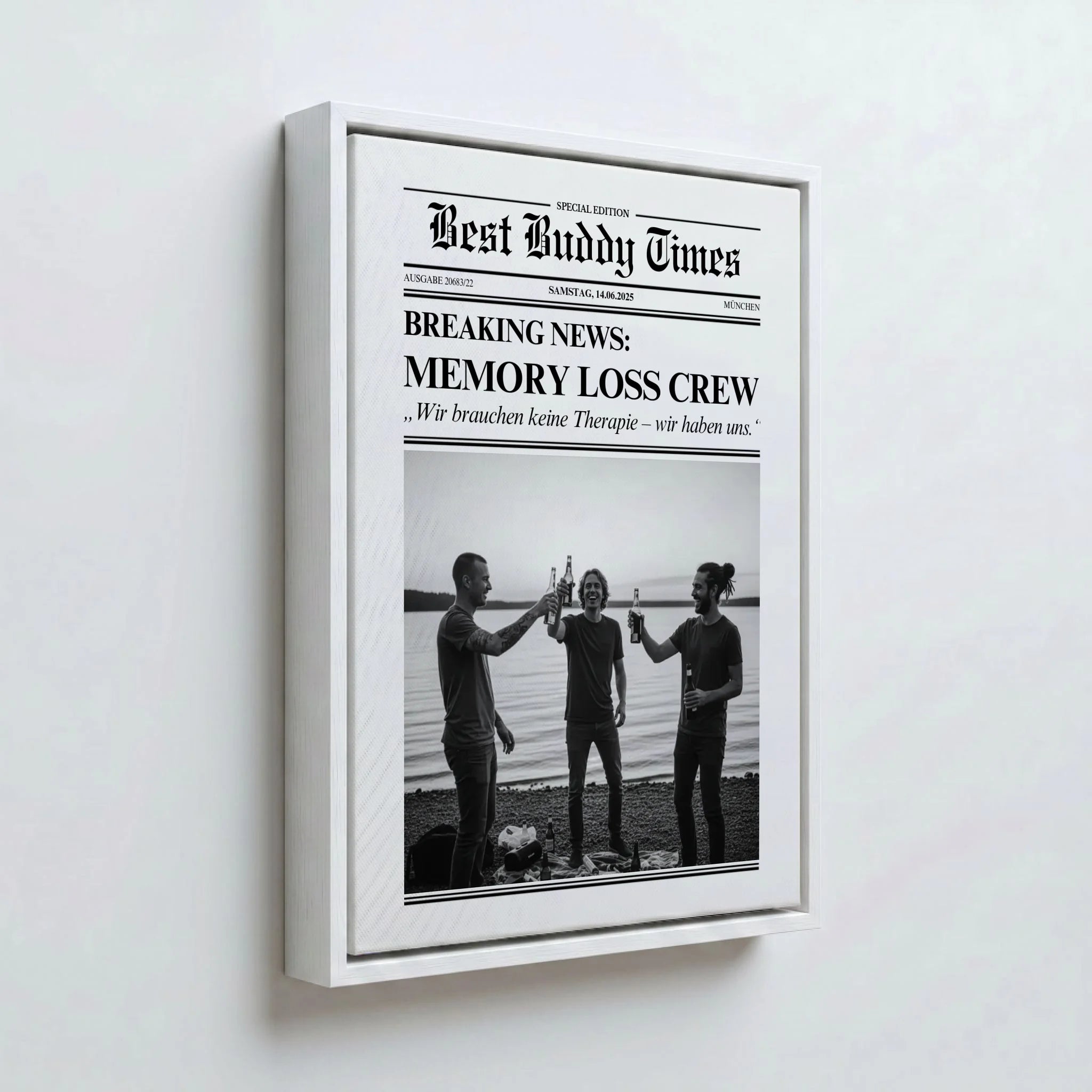 Perspektive Wand 34weiss canvas