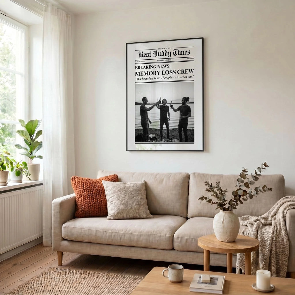 34 Poster schwarz Wohnzimmer