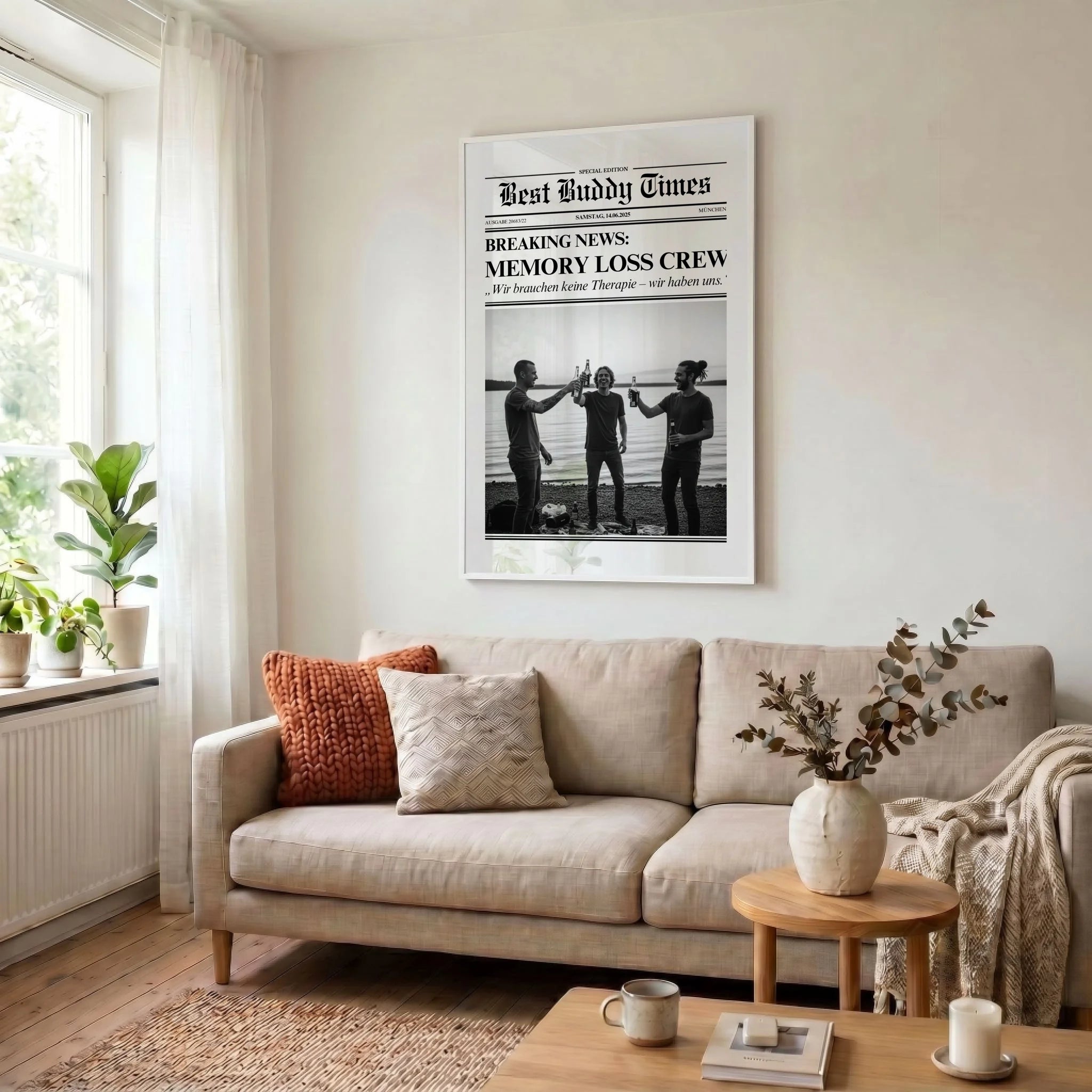 23 Poster weiss Wohnzimmer