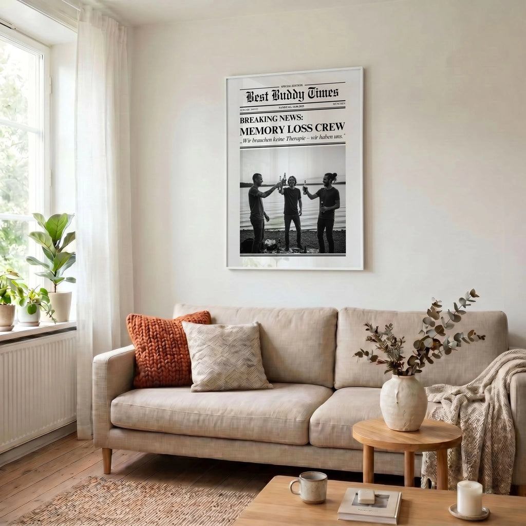 34 Poster weiss Wohnzimmer