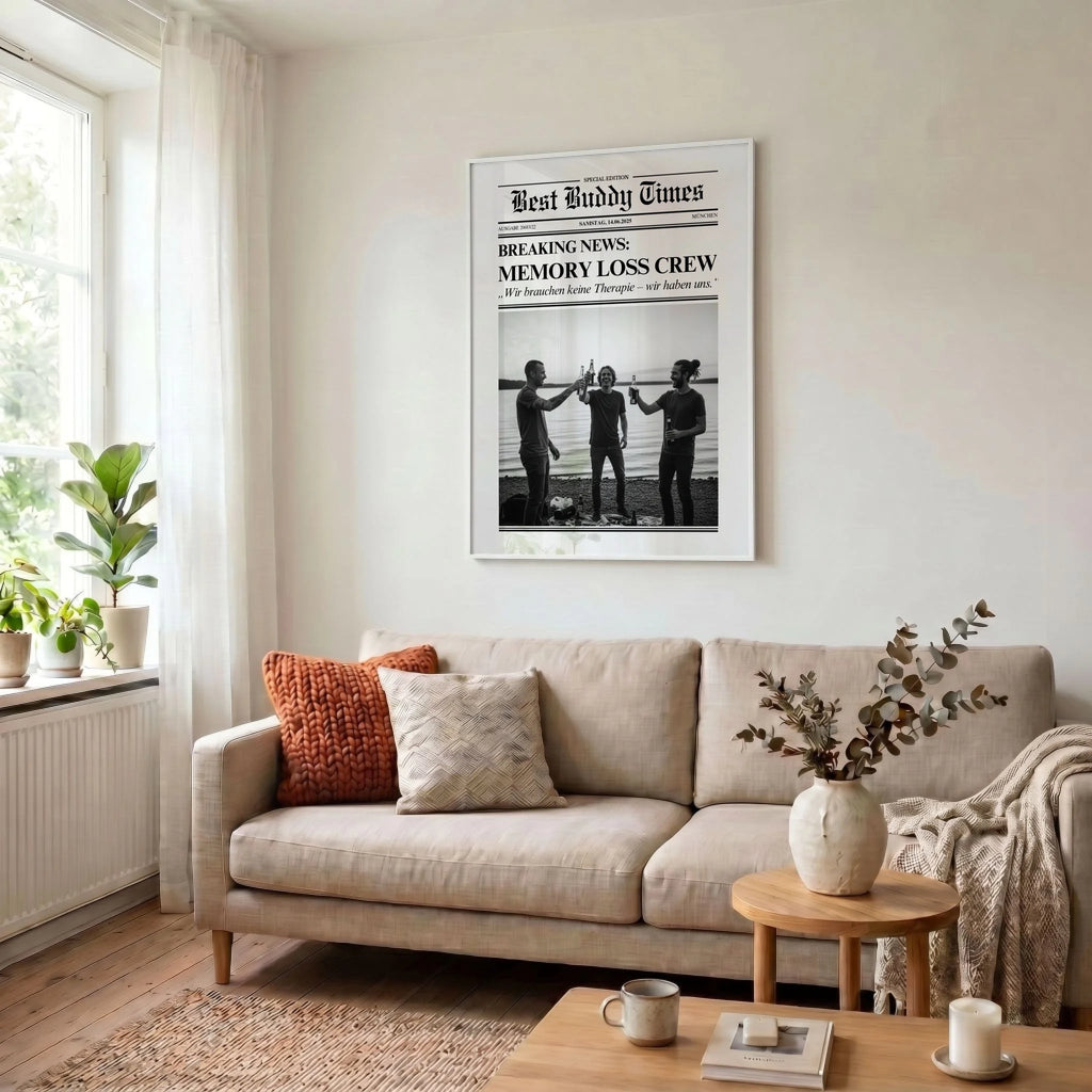 34 Poster weiss Wohnzimmer