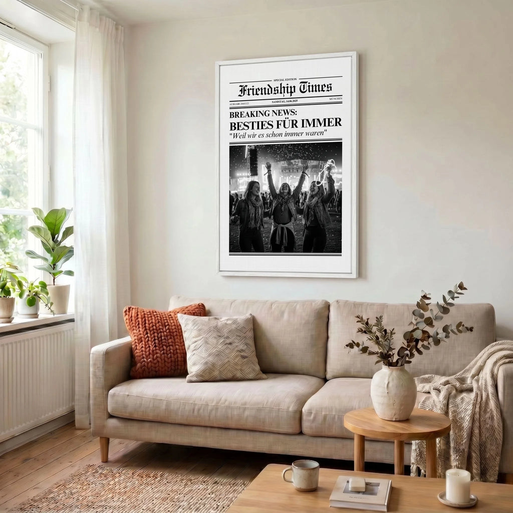 Leinwand Wohnzimmer 23 weiss