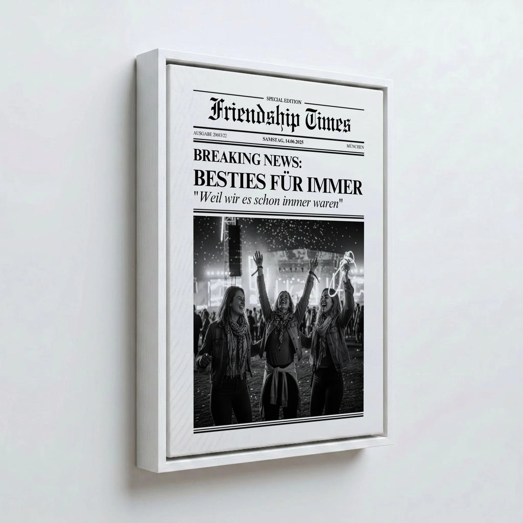 Perspektive Wand 34weiss canvas