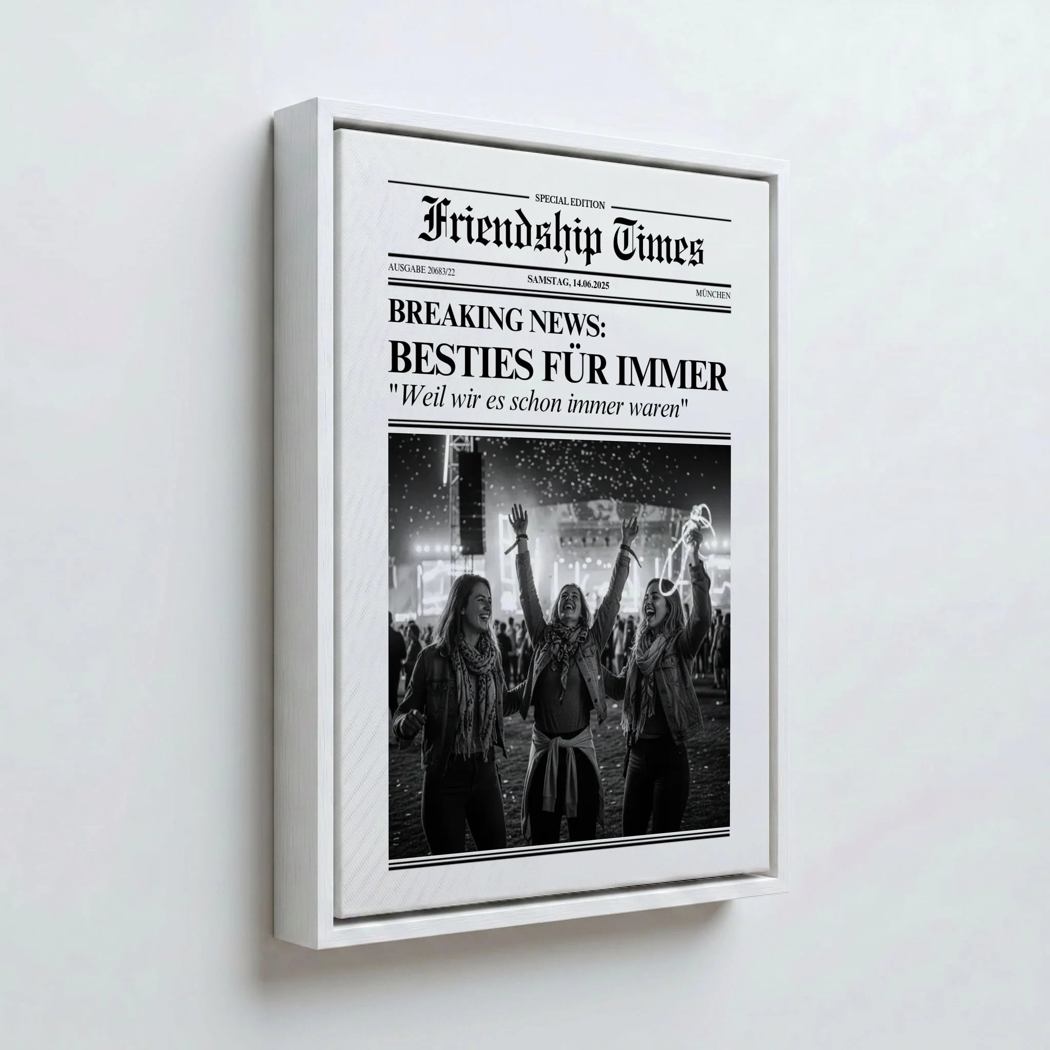 Perspektive Wand 34weiss canvas