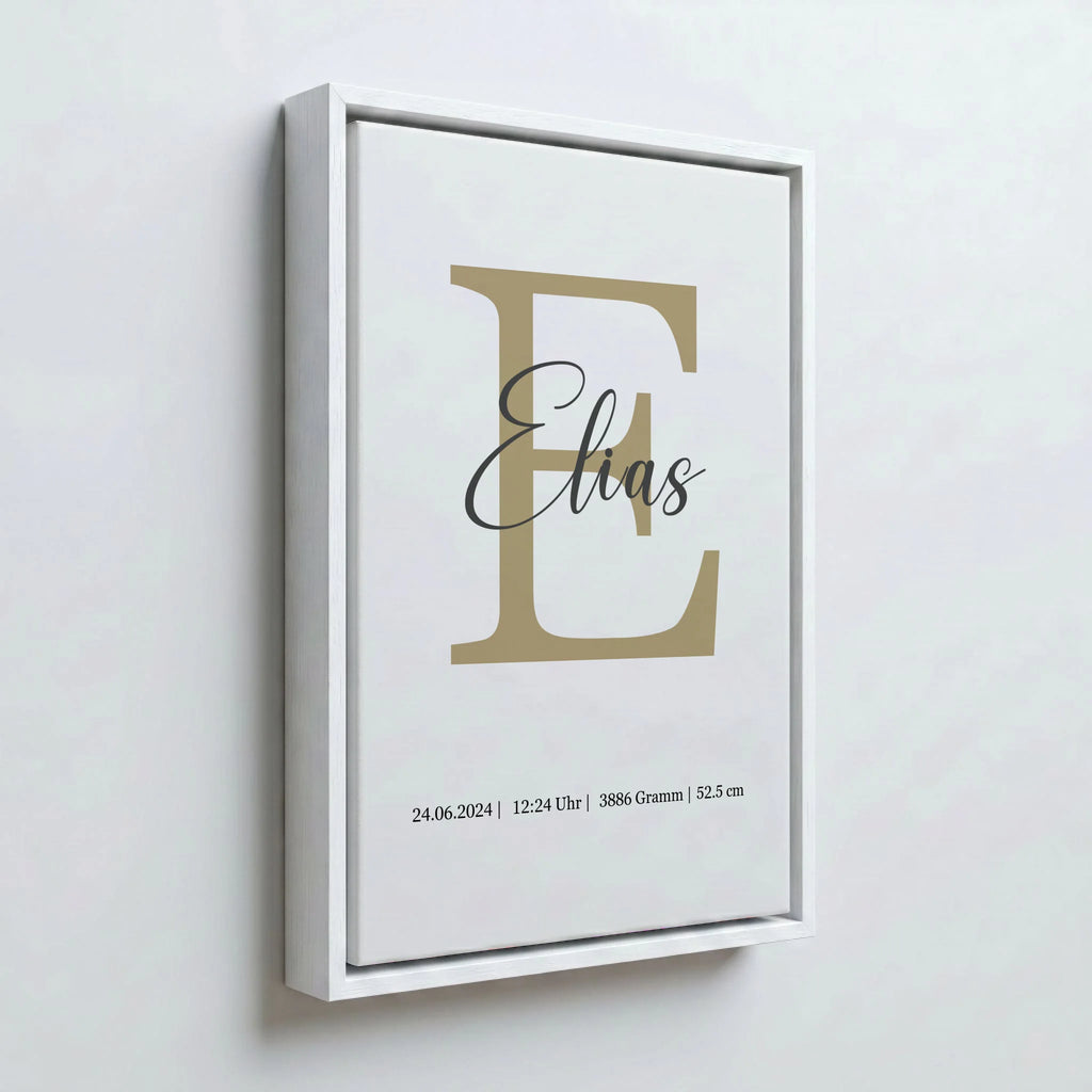 Perspektive Wand 23weiss frame canvas