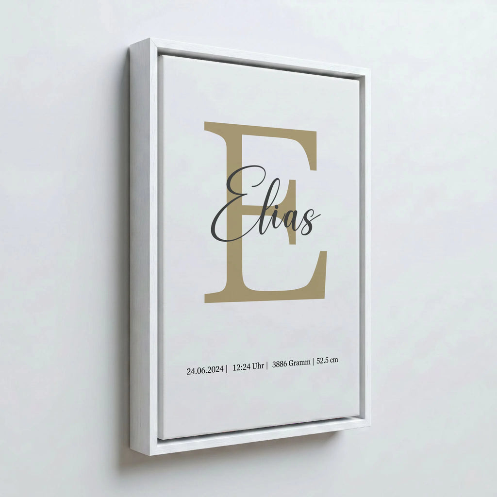 Perspektive Wand 23weiss frame canvas