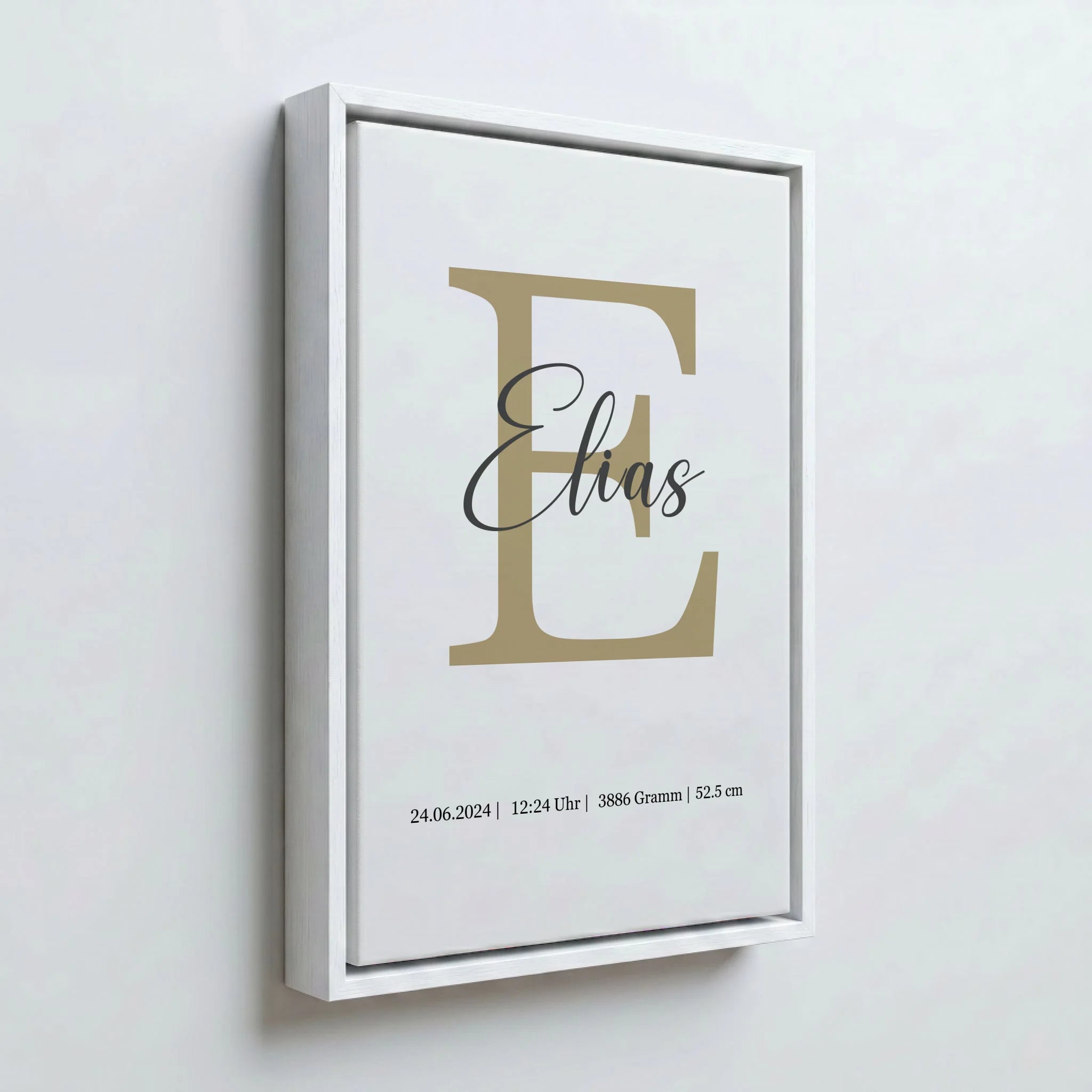 Perspektive Wand 23weiss frame canvas