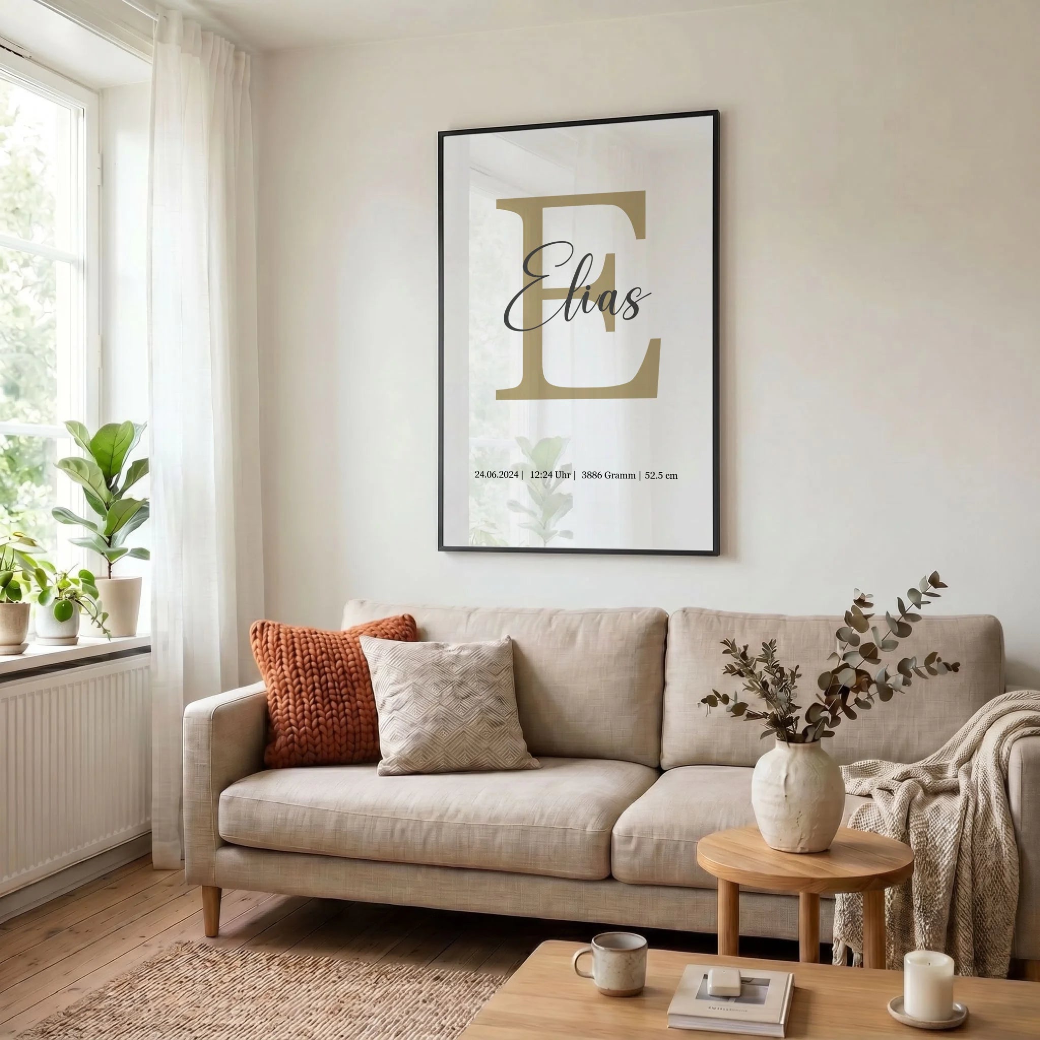 23 Poster schwarz Wohnzimmer