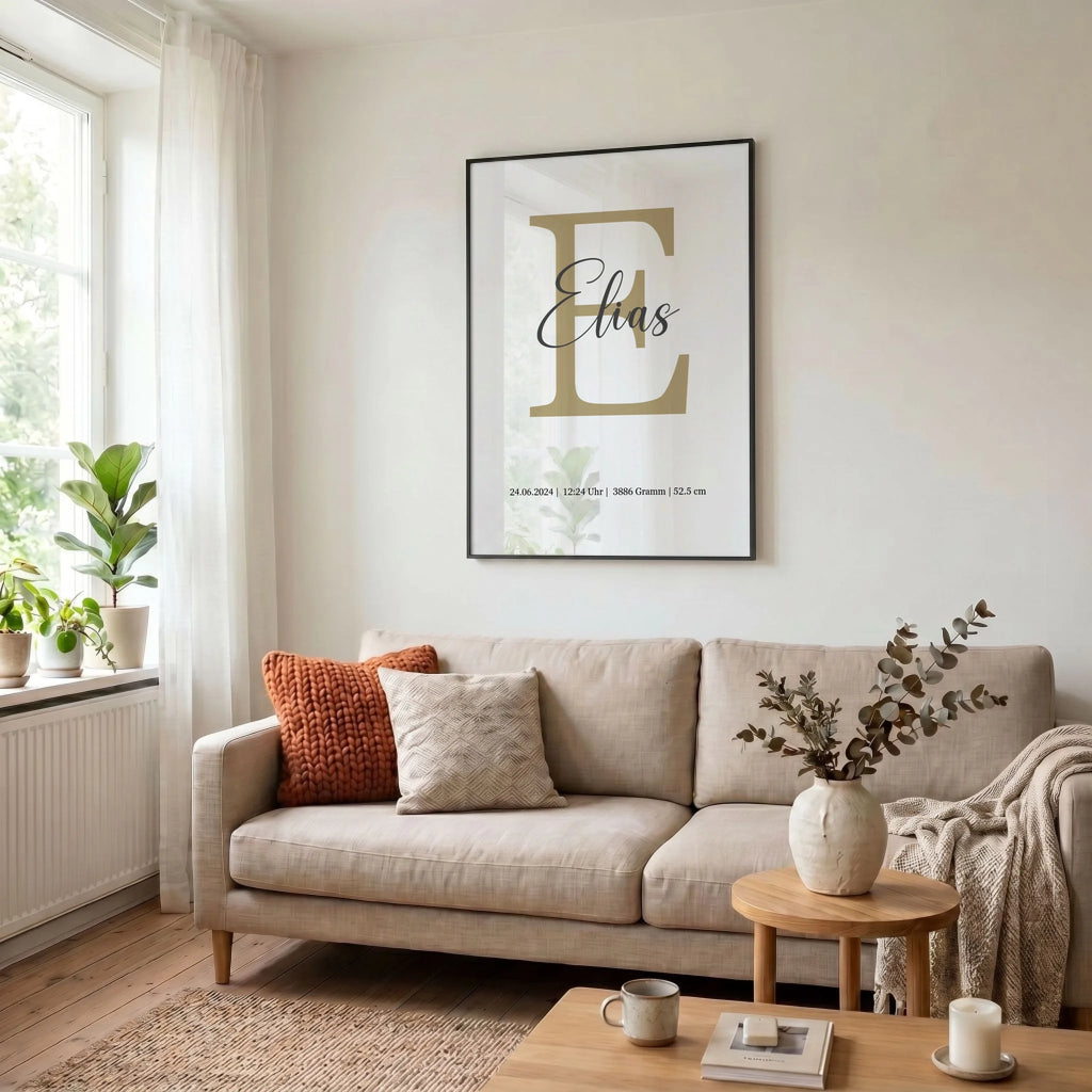 34 Poster schwarz Wohnzimmer