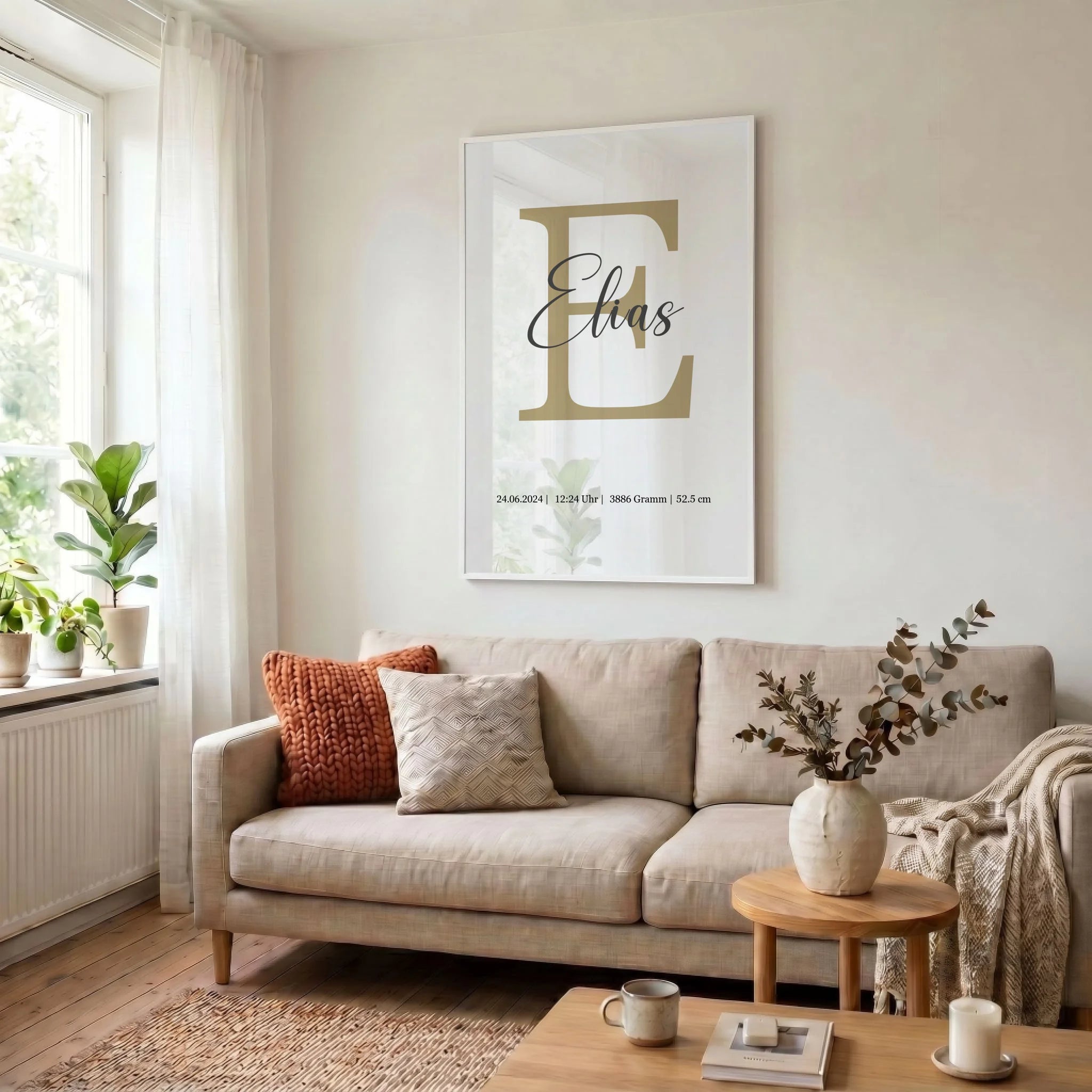 23 Poster weiss Wohnzimmer