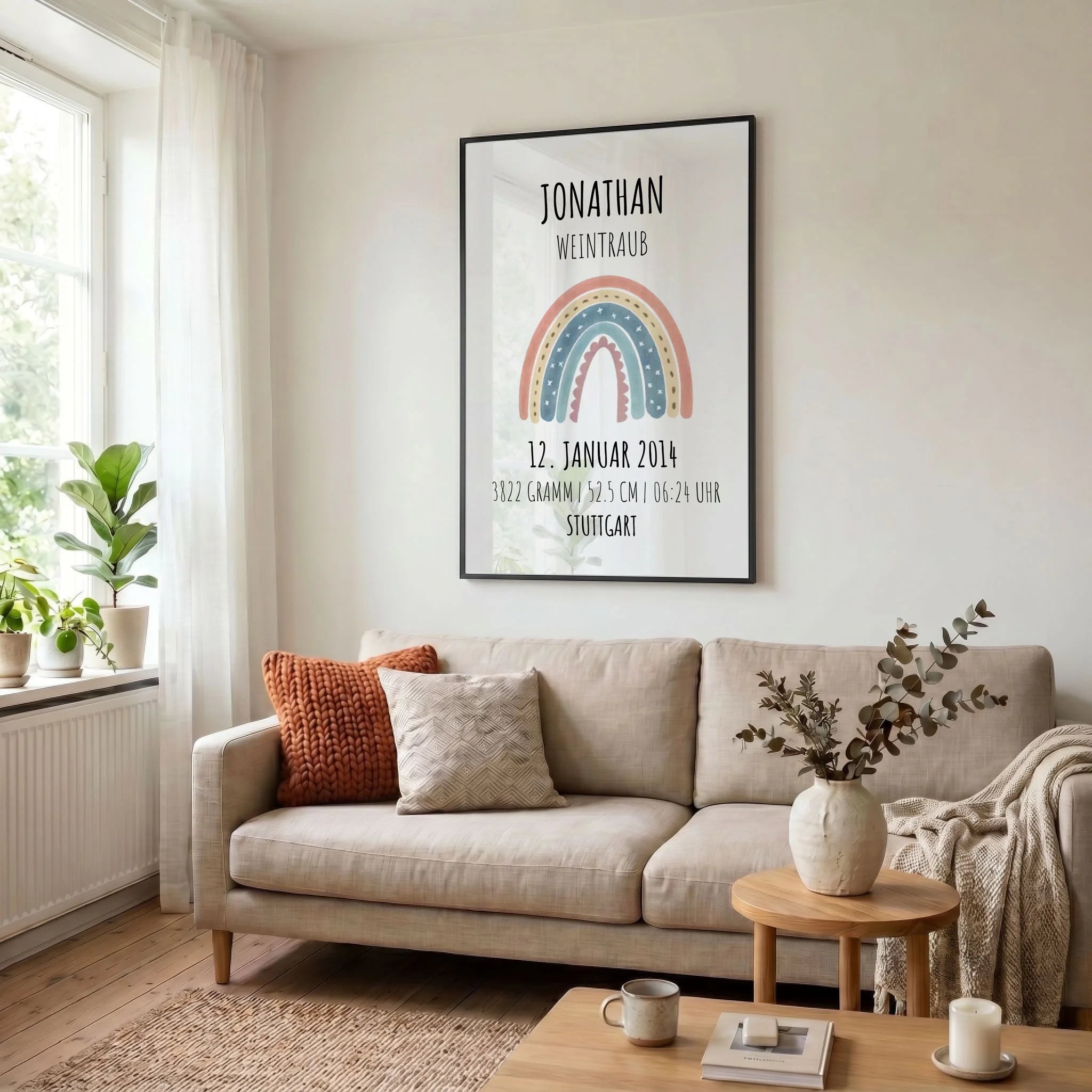 23 Poster schwarz Wohnzimmer