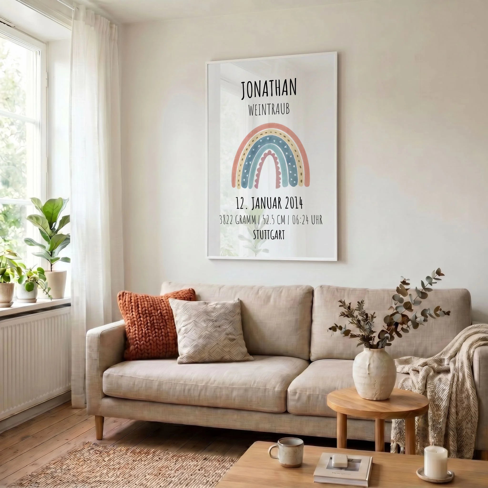 23 Poster weiss Wohnzimmer