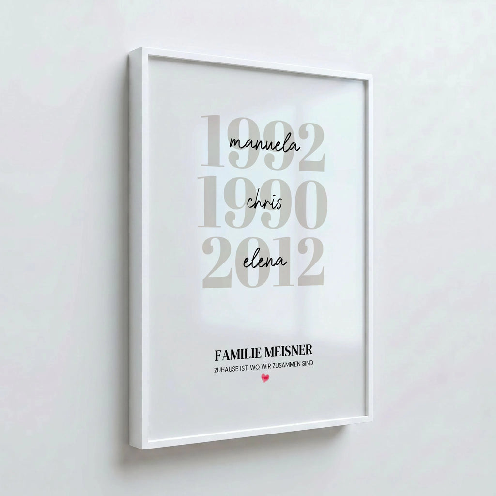 43 Poster weiss