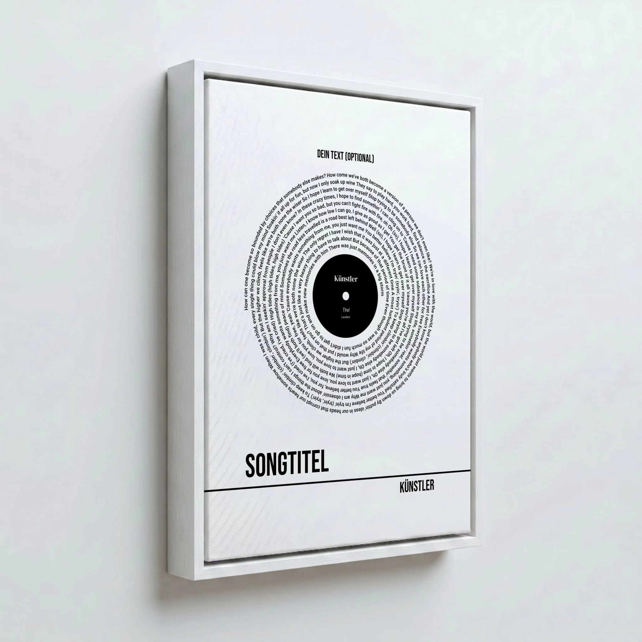 Perspektive Wand 34weiss canvas