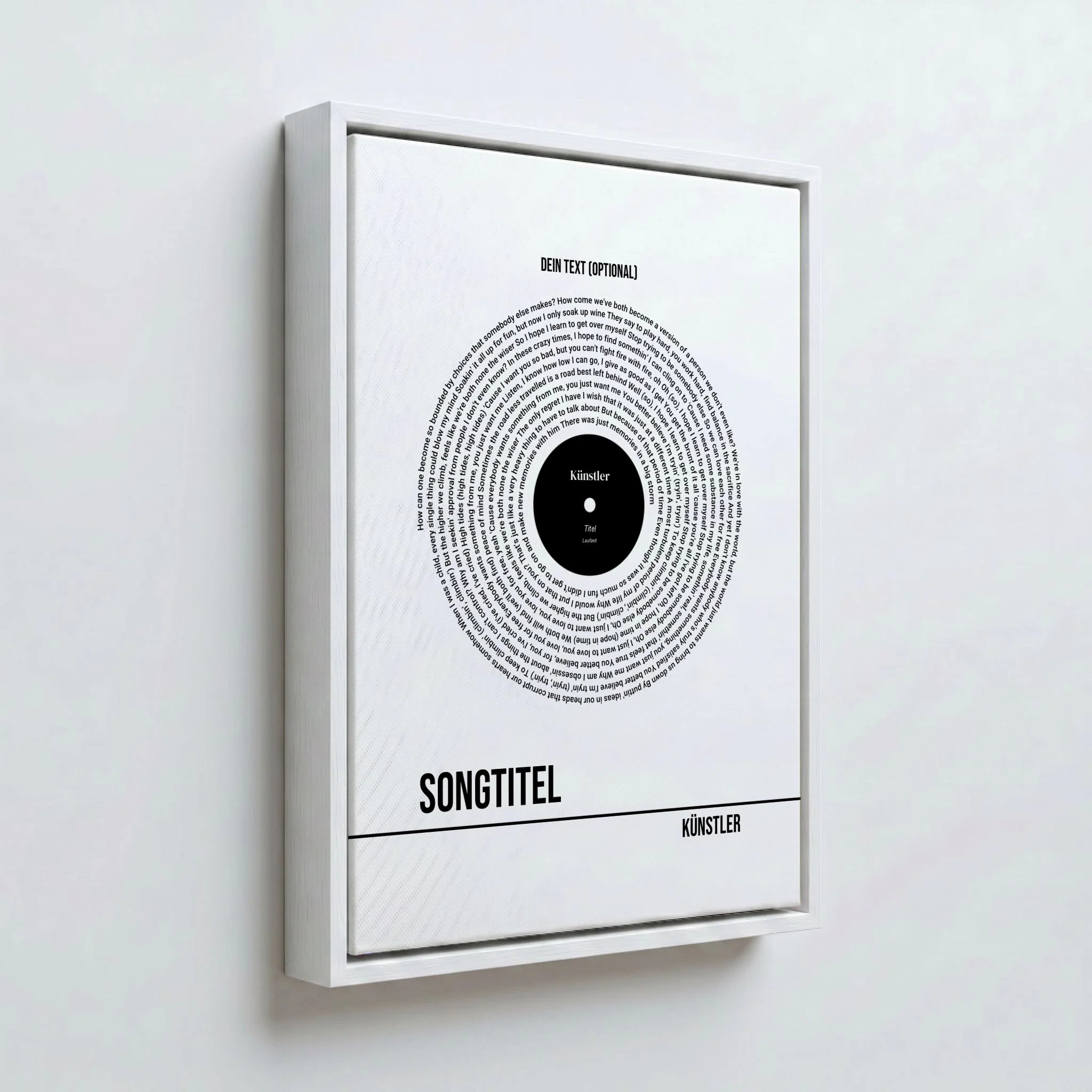 Perspektive Wand 34weiss canvas