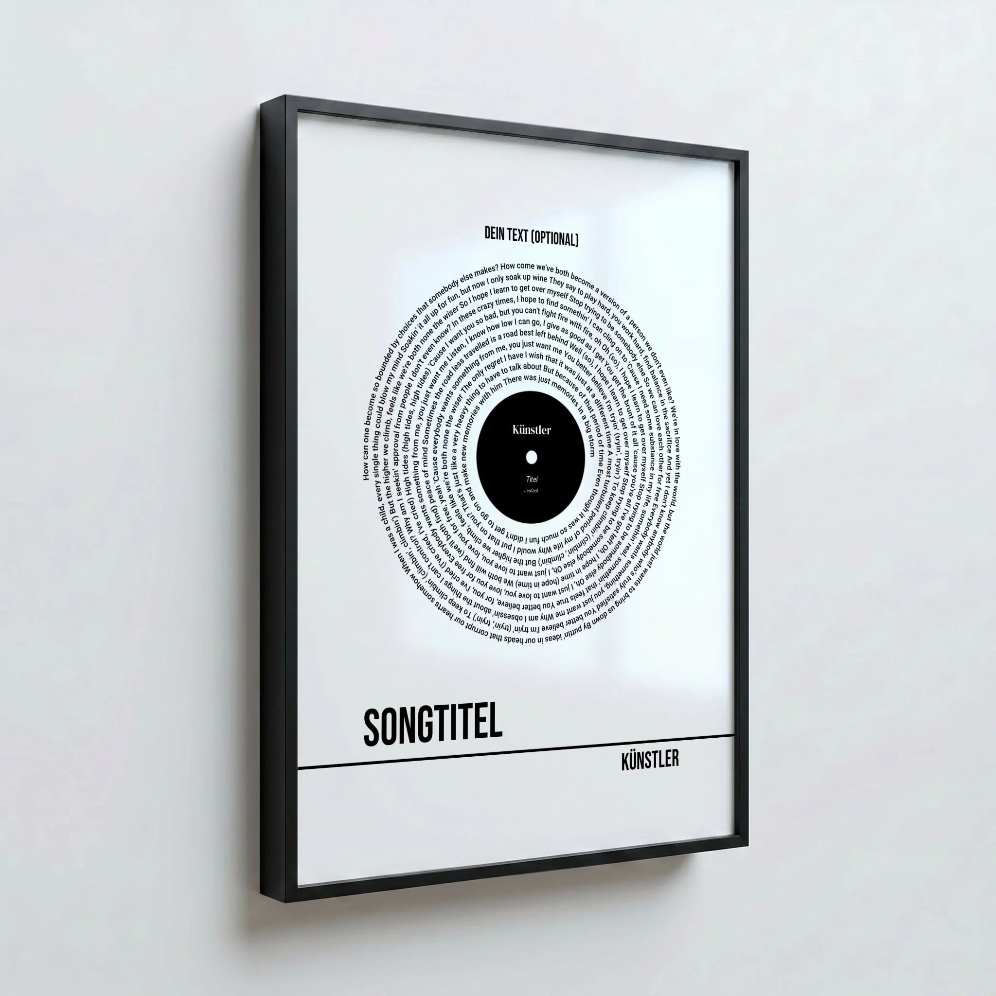 43 Poster schwarz