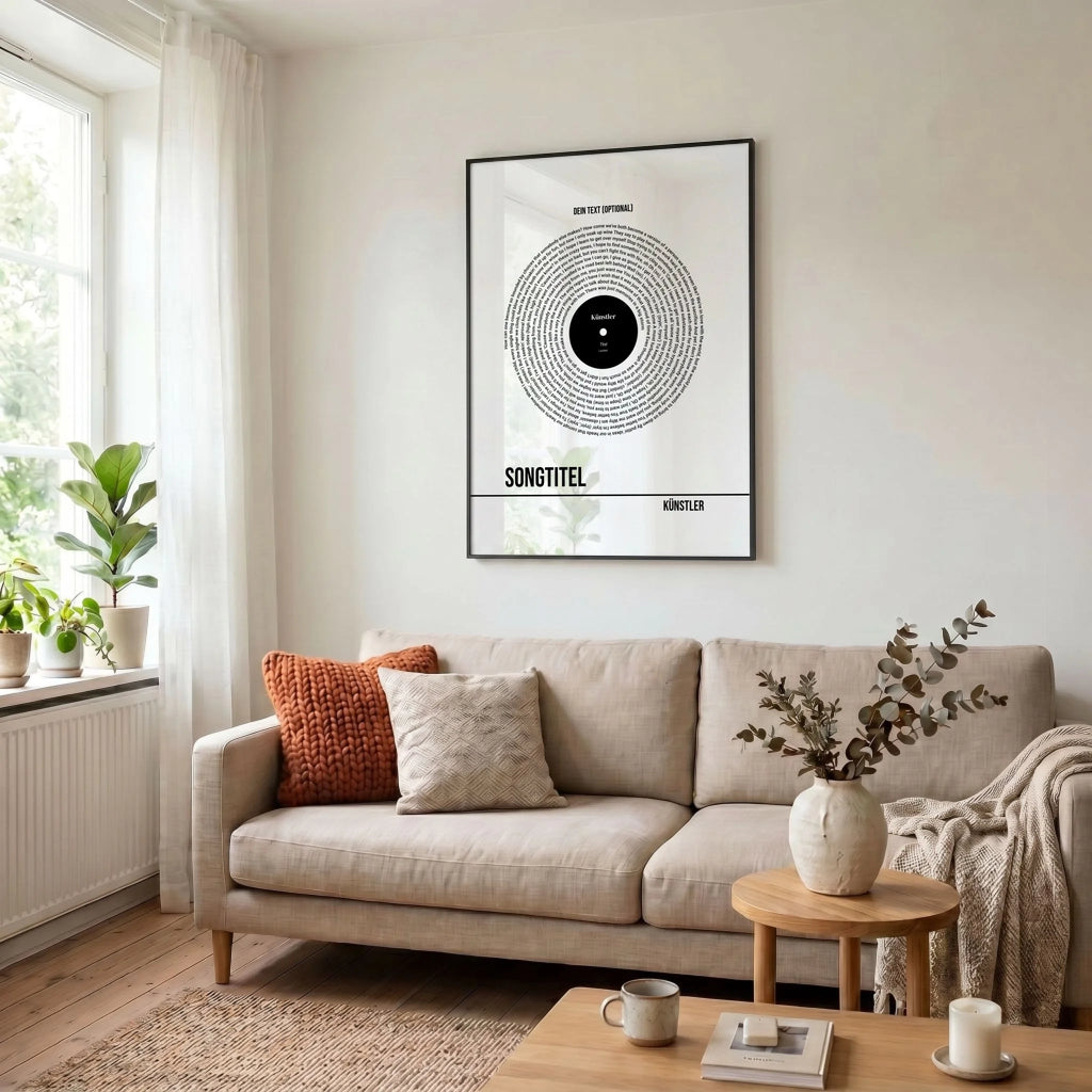 34 Poster schwarz Wohnzimmer