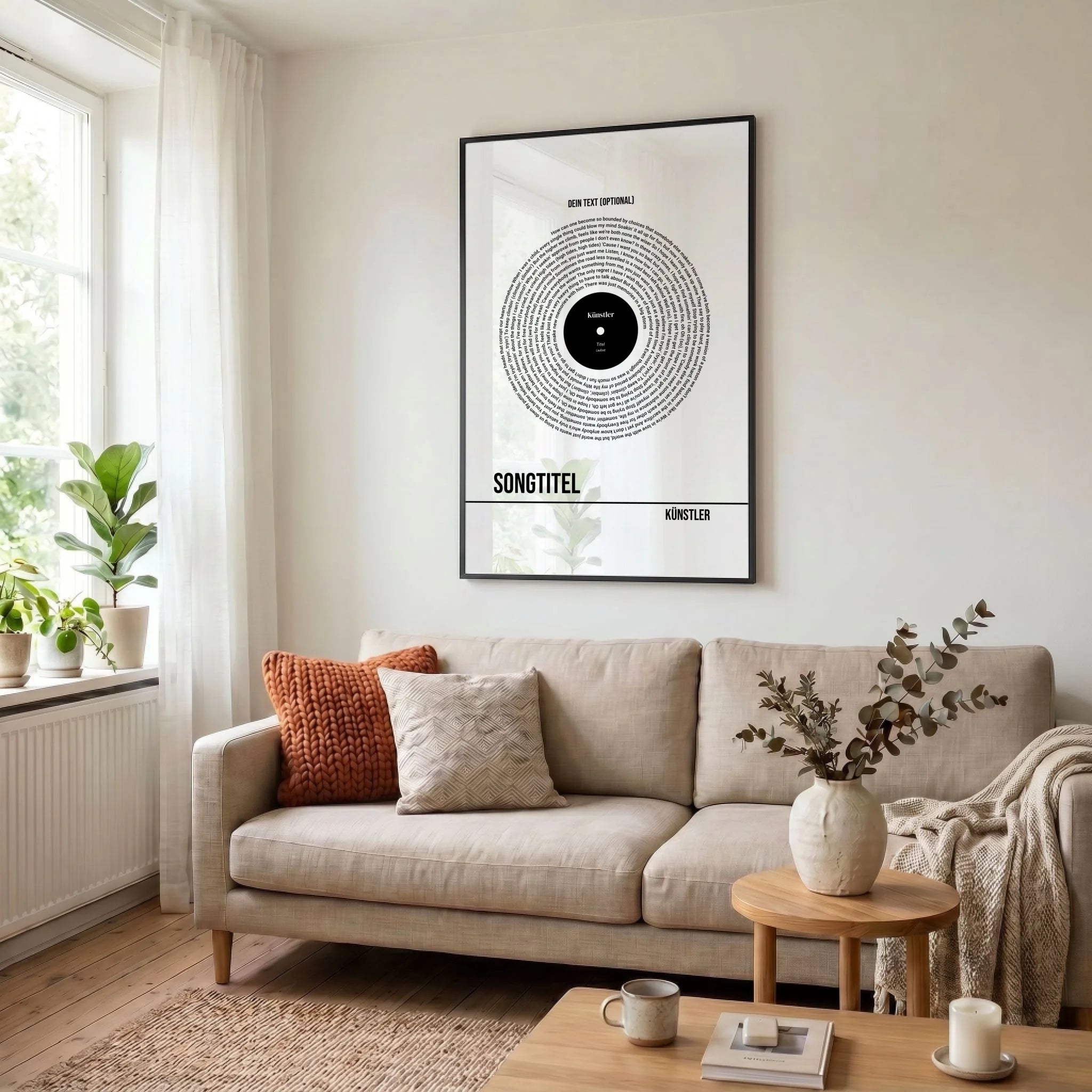 23 Poster schwarz Wohnzimmer