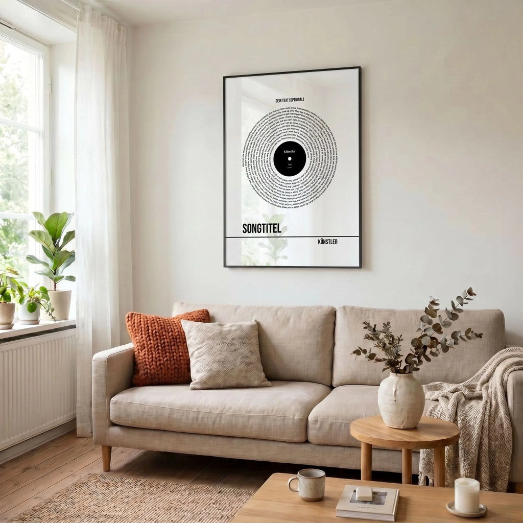 34 Poster schwarz Wohnzimmer