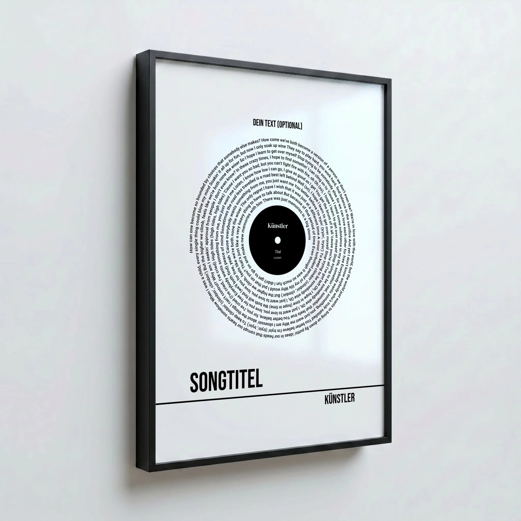 43 Poster schwarz