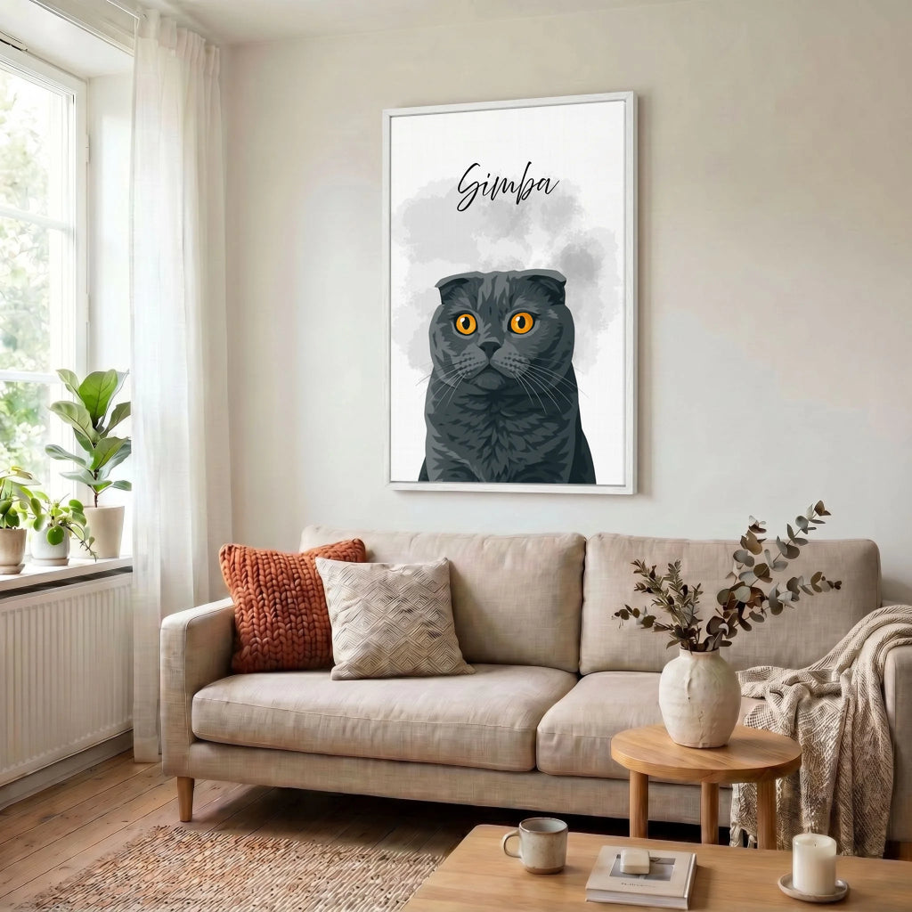Leinwand Wohnzimmer 23 weiss