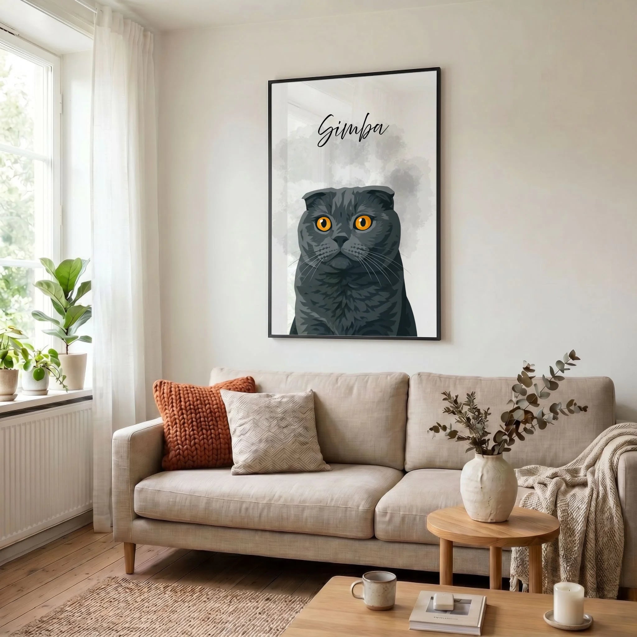 23 Poster schwarz Wohnzimmer