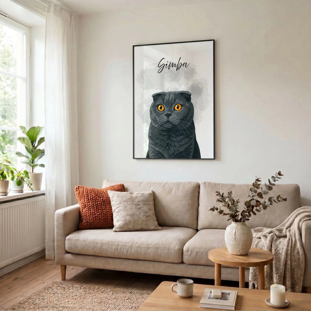 34 Poster schwarz Wohnzimmer