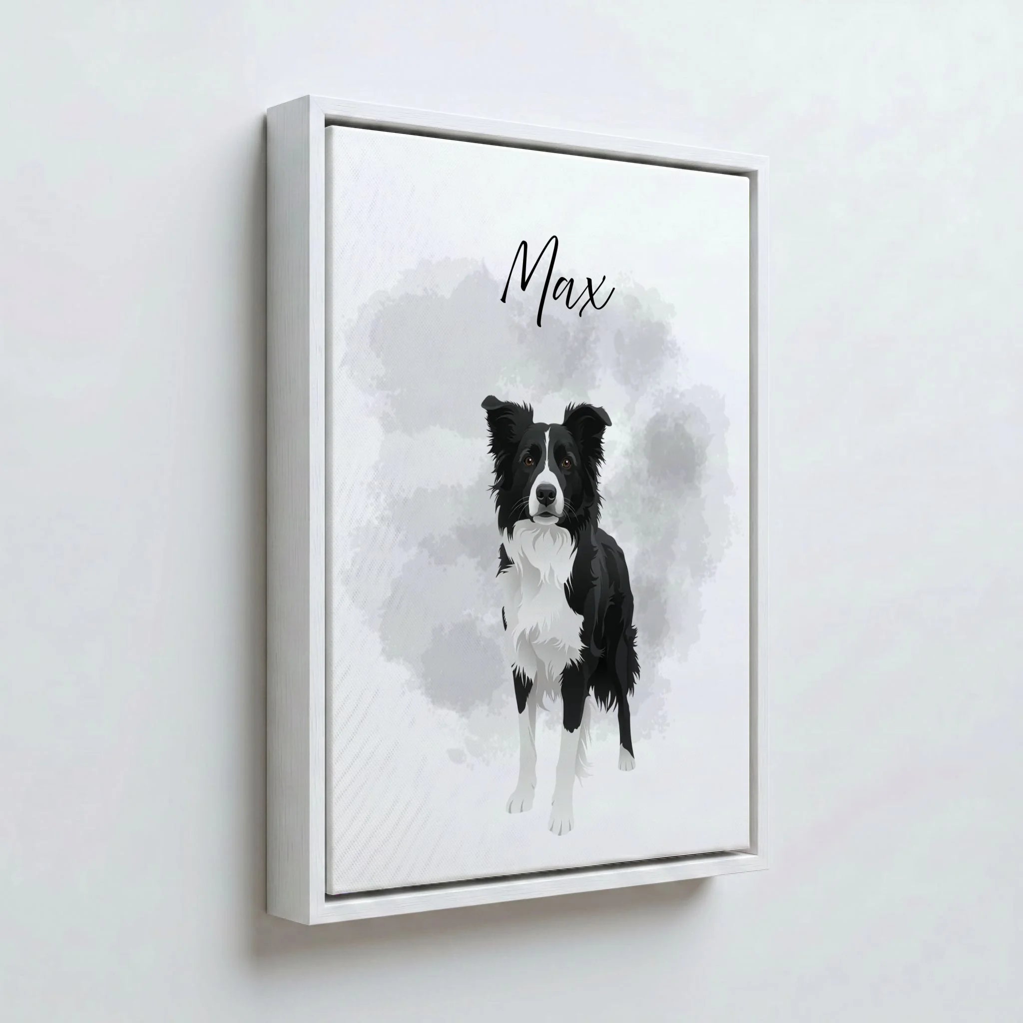 Perspektive Wand 34weiss canvas