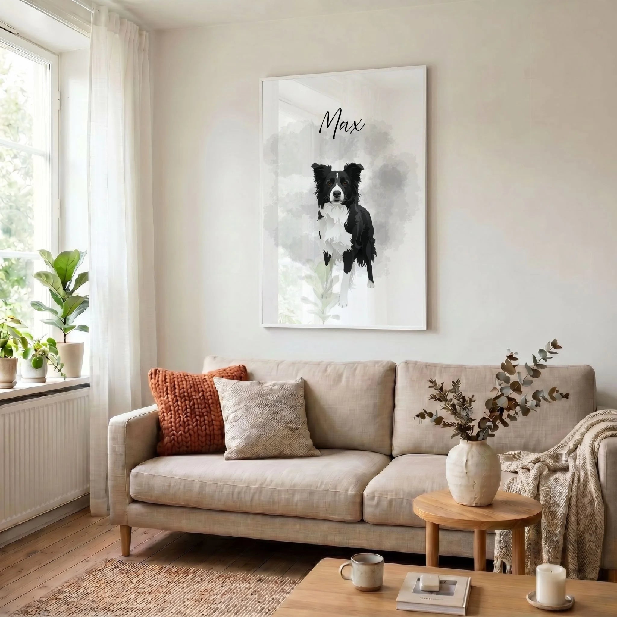 23 Poster weiss Wohnzimmer