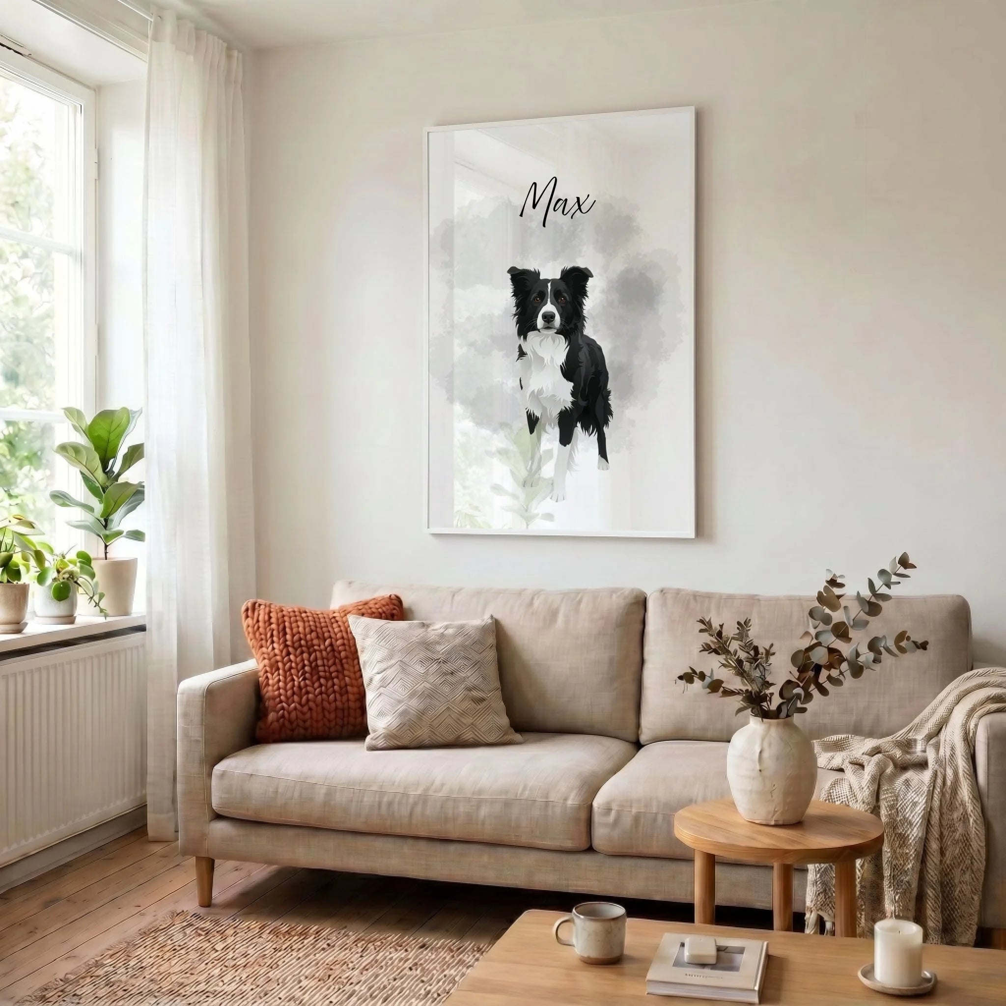 23 Poster weiss Wohnzimmer