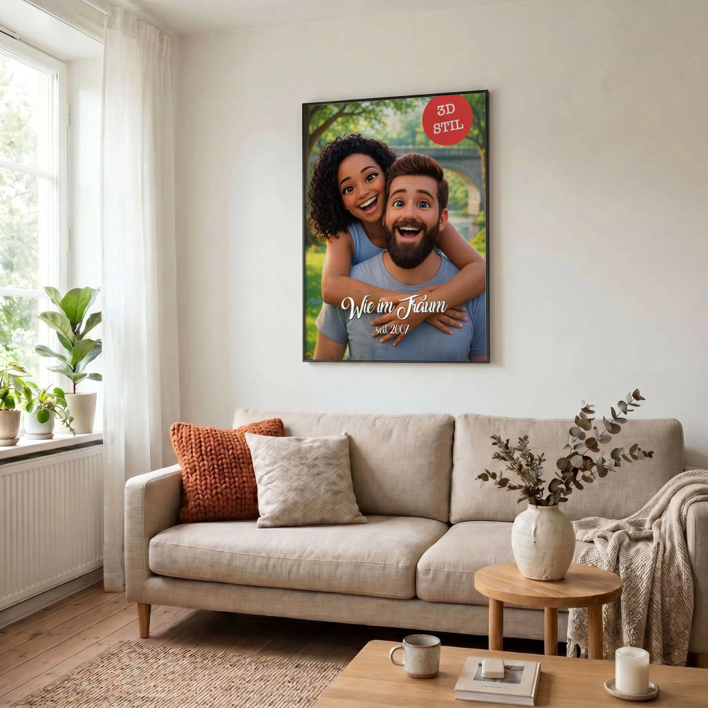 34 Poster schwarz Wohnzimmer